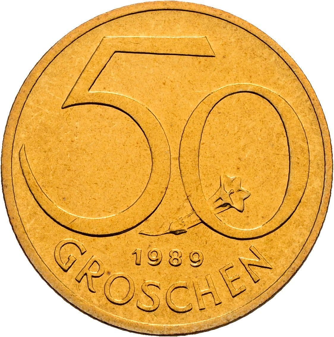 50 Groschen 1989 – Vorderseite
