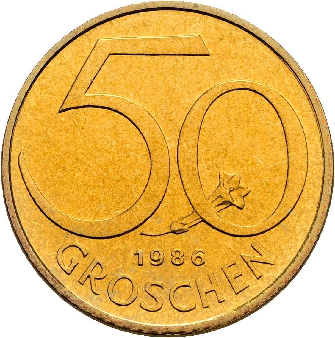 50 Groschen 1986 – Vorderseite