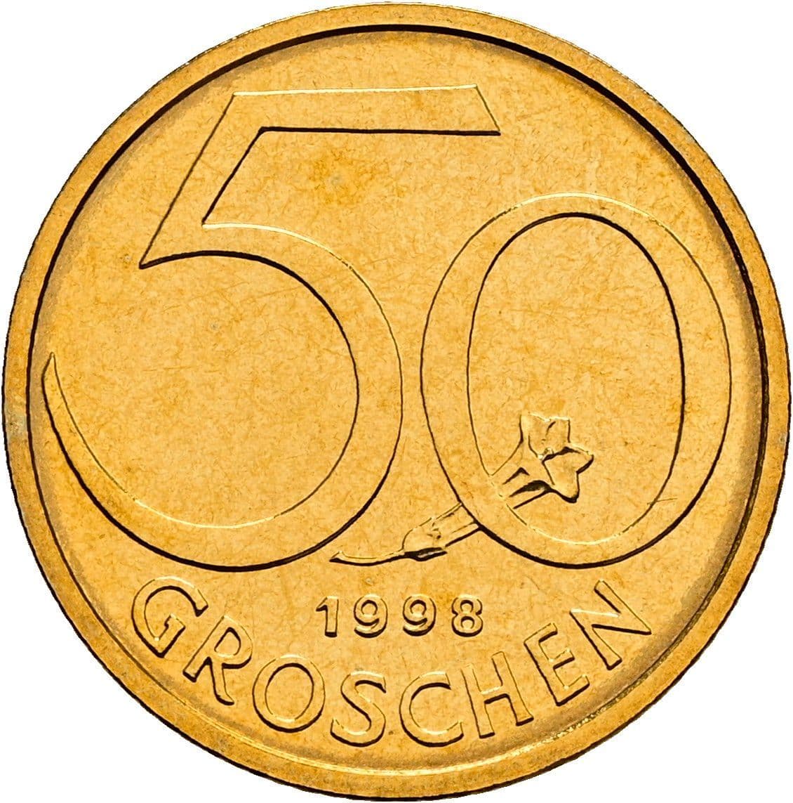 50 Groschen 1998 – Vorderseite