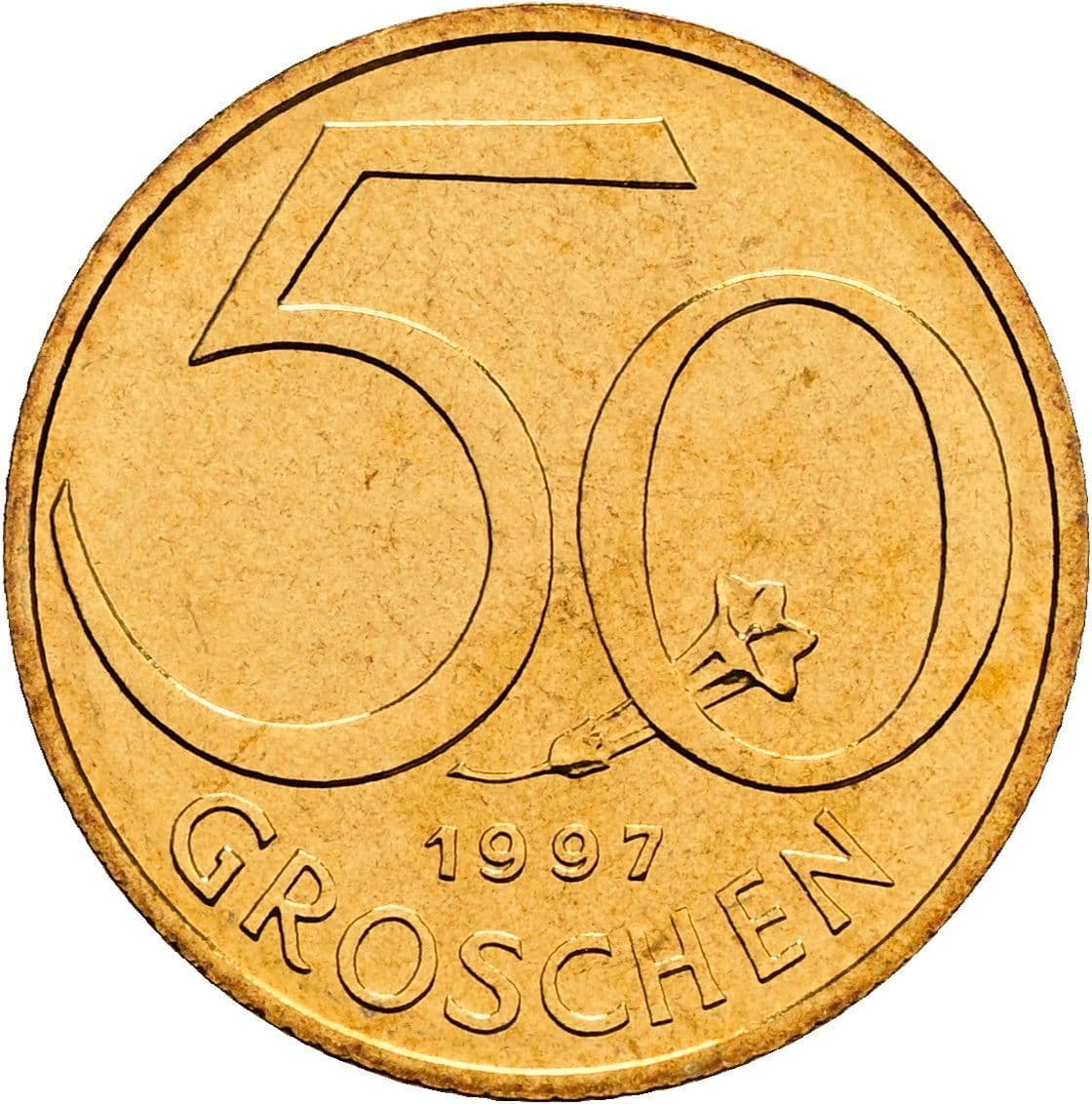 50 Groschen 1997 – Vorderseite