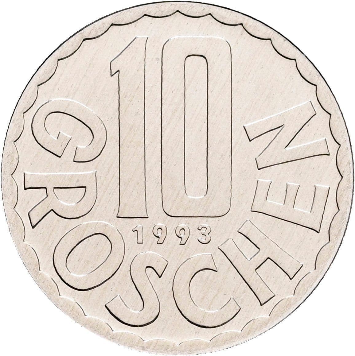 10 Groschen 1993 – Vorderseite