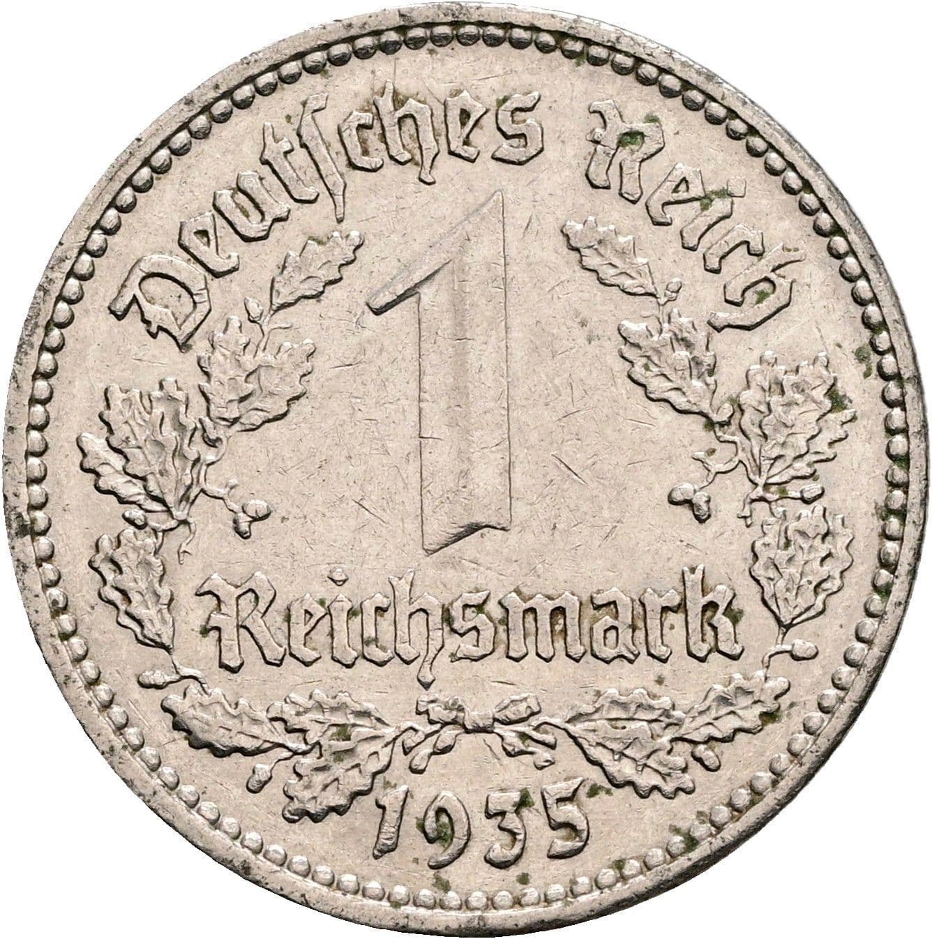 1 Reichsmark 1935 A – Vorderseite
