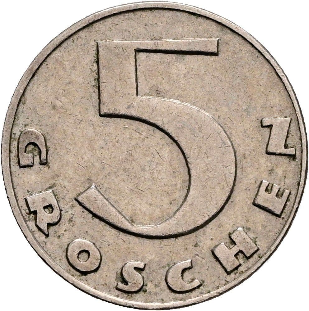 5 Groschen 1931 – Vorderseite