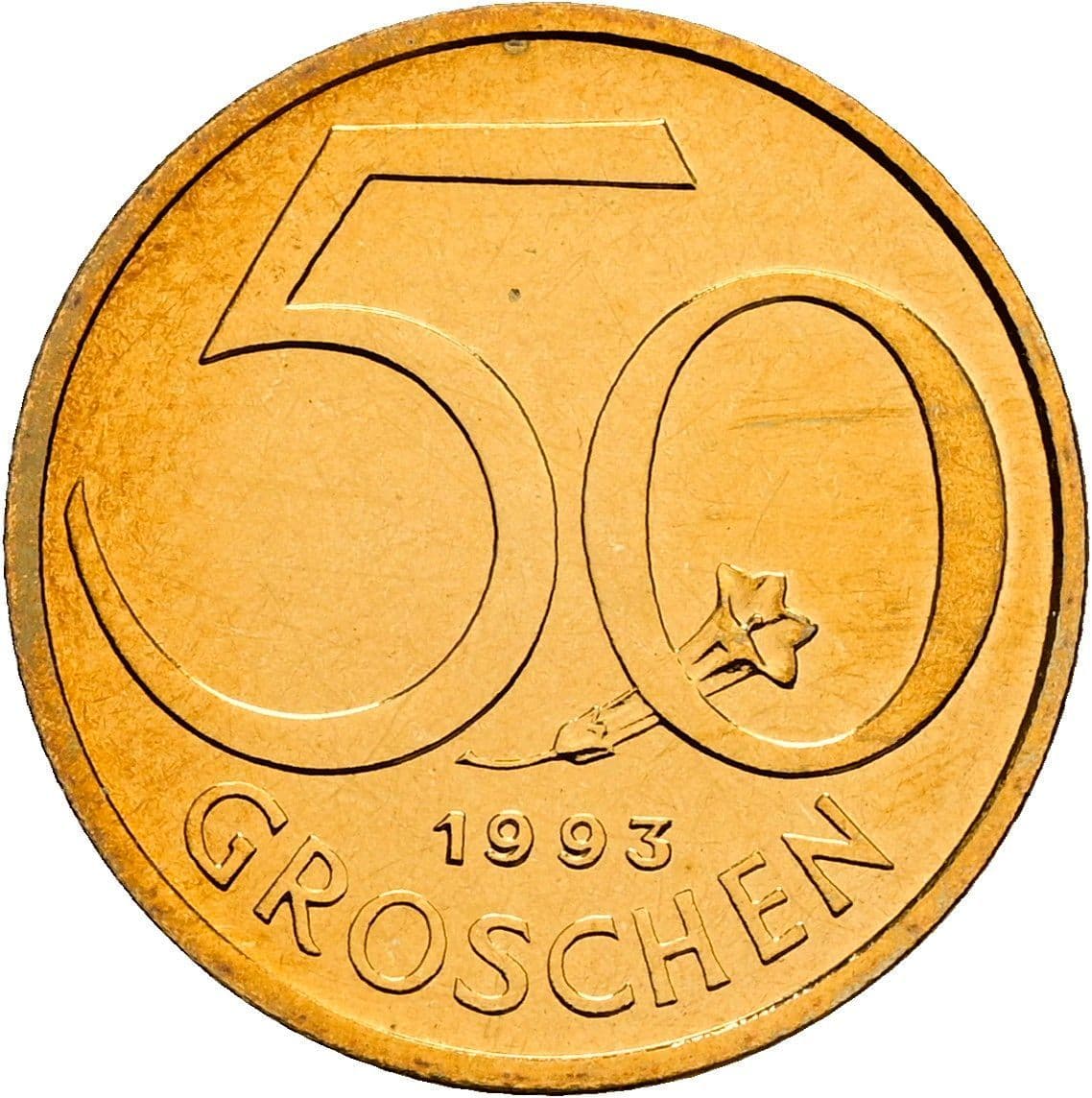 50 Groschen 1993 – Vorderseite