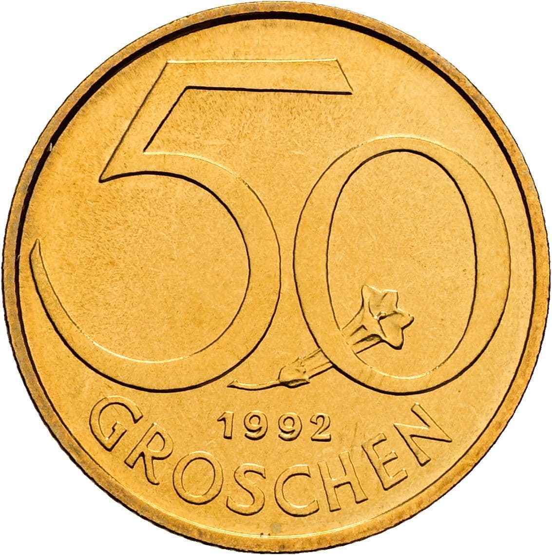 50 Groschen 1992 – Vorderseite