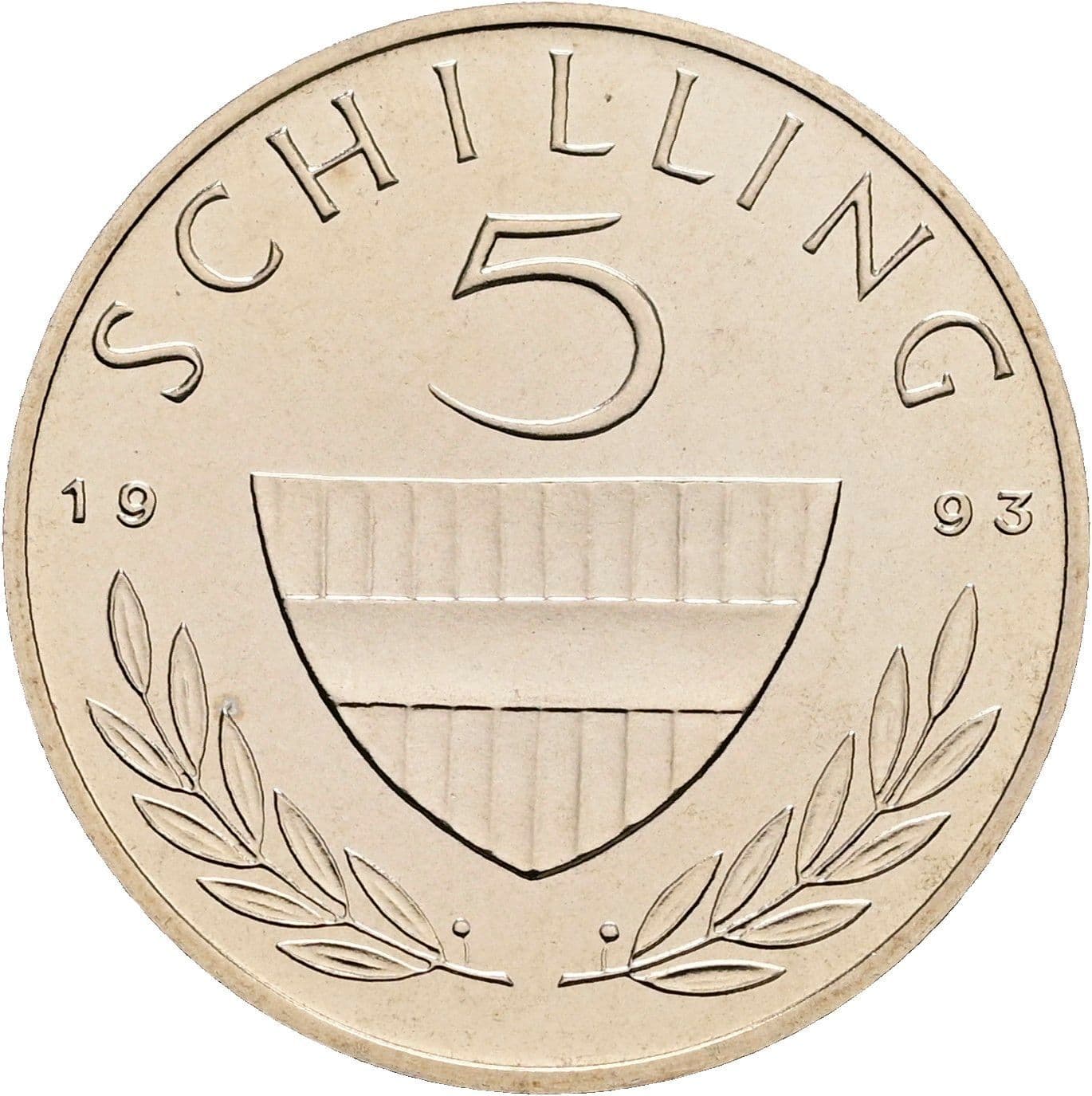 5 Schilling 1993 – Vorderseite