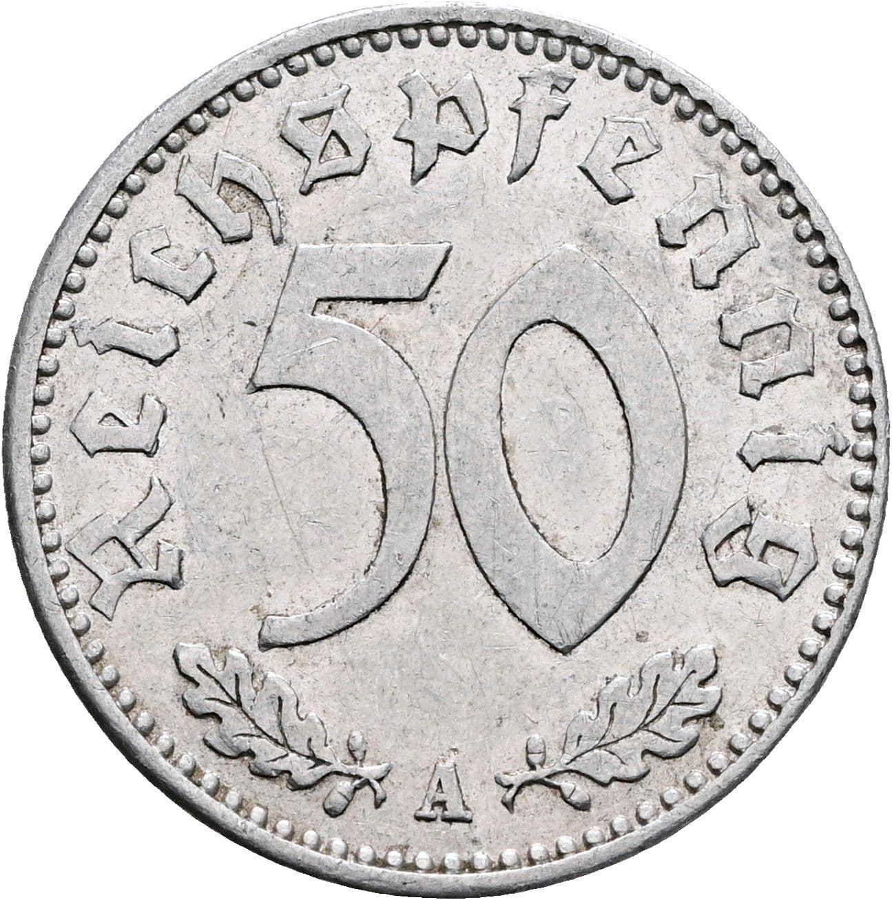 50 Reichspfennig 1941 A – Vorderseite
