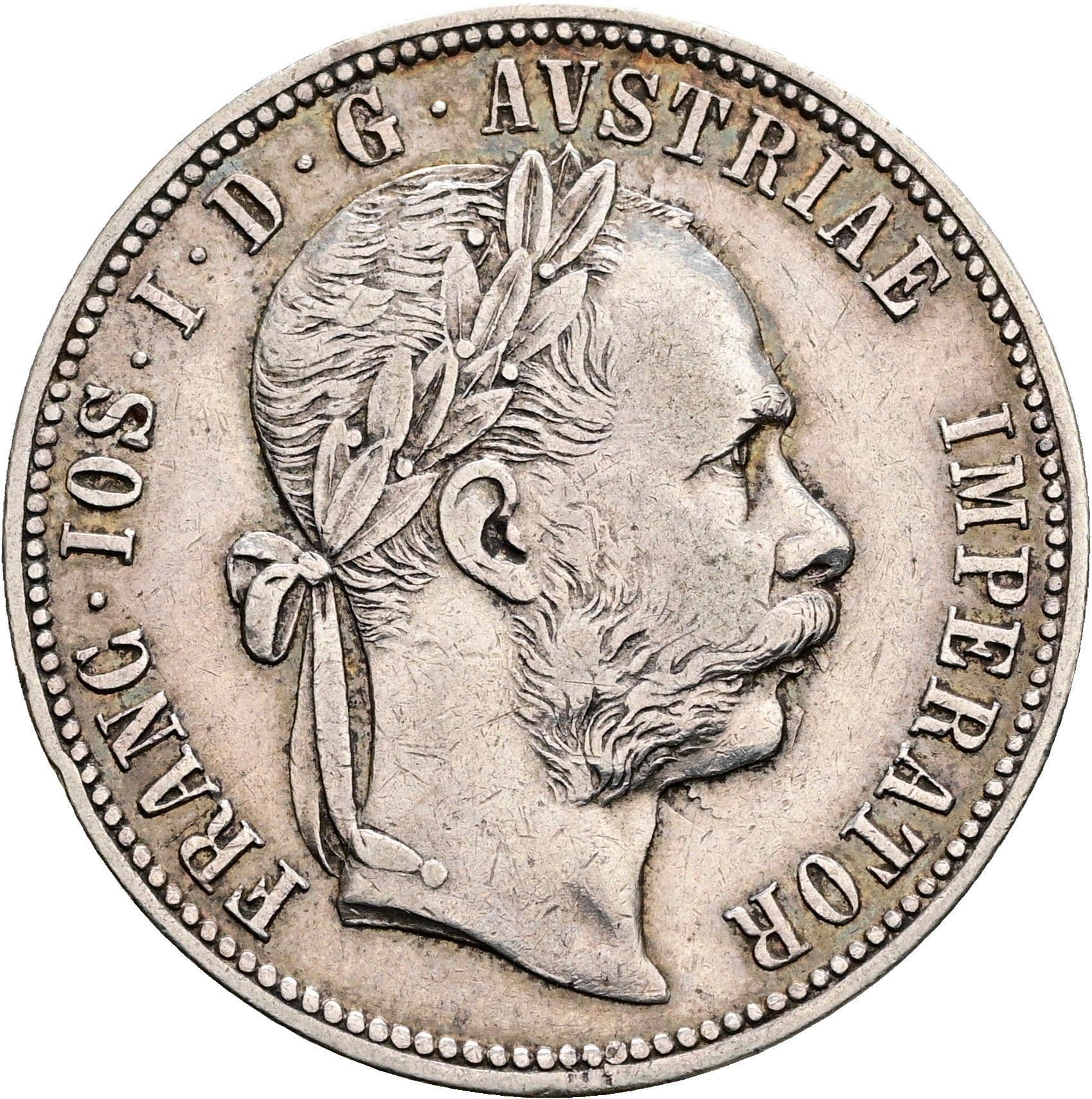 1 Gulden Franz Joseph I. 1848-1916 1884 – Vorderseite