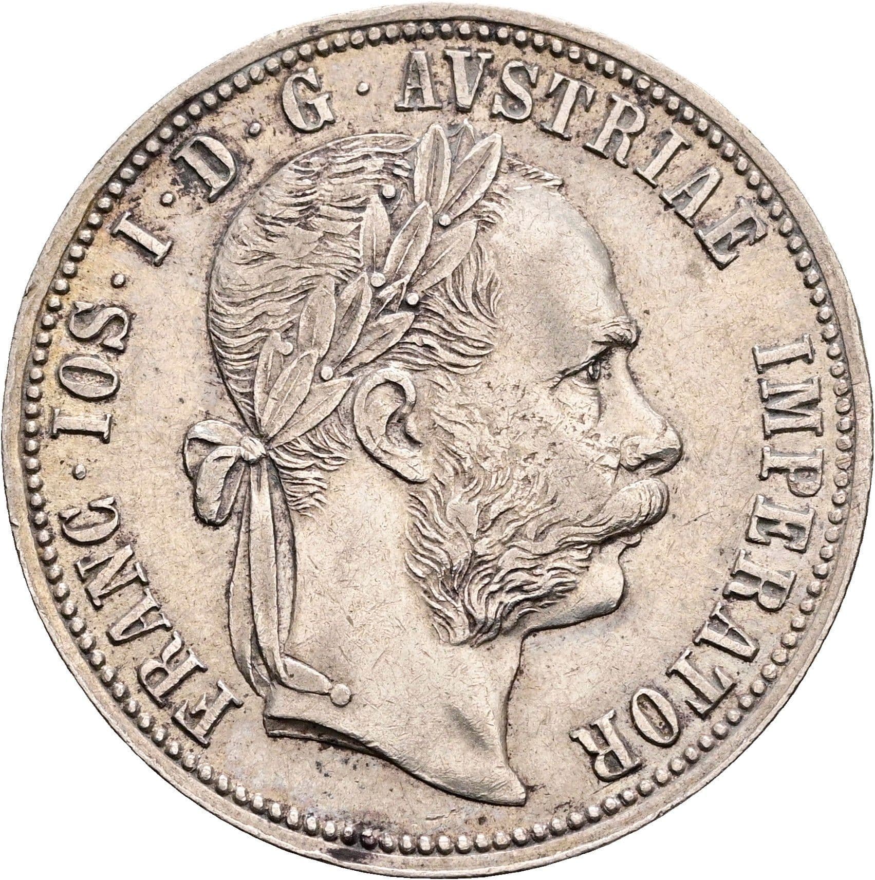 1 Gulden Franz Joseph I. 1848-1916 1888 – Vorderseite