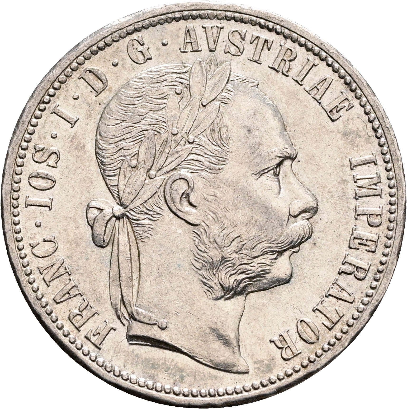 1 Gulden Franz Joseph I. 1848-1916 1879 – Vorderseite