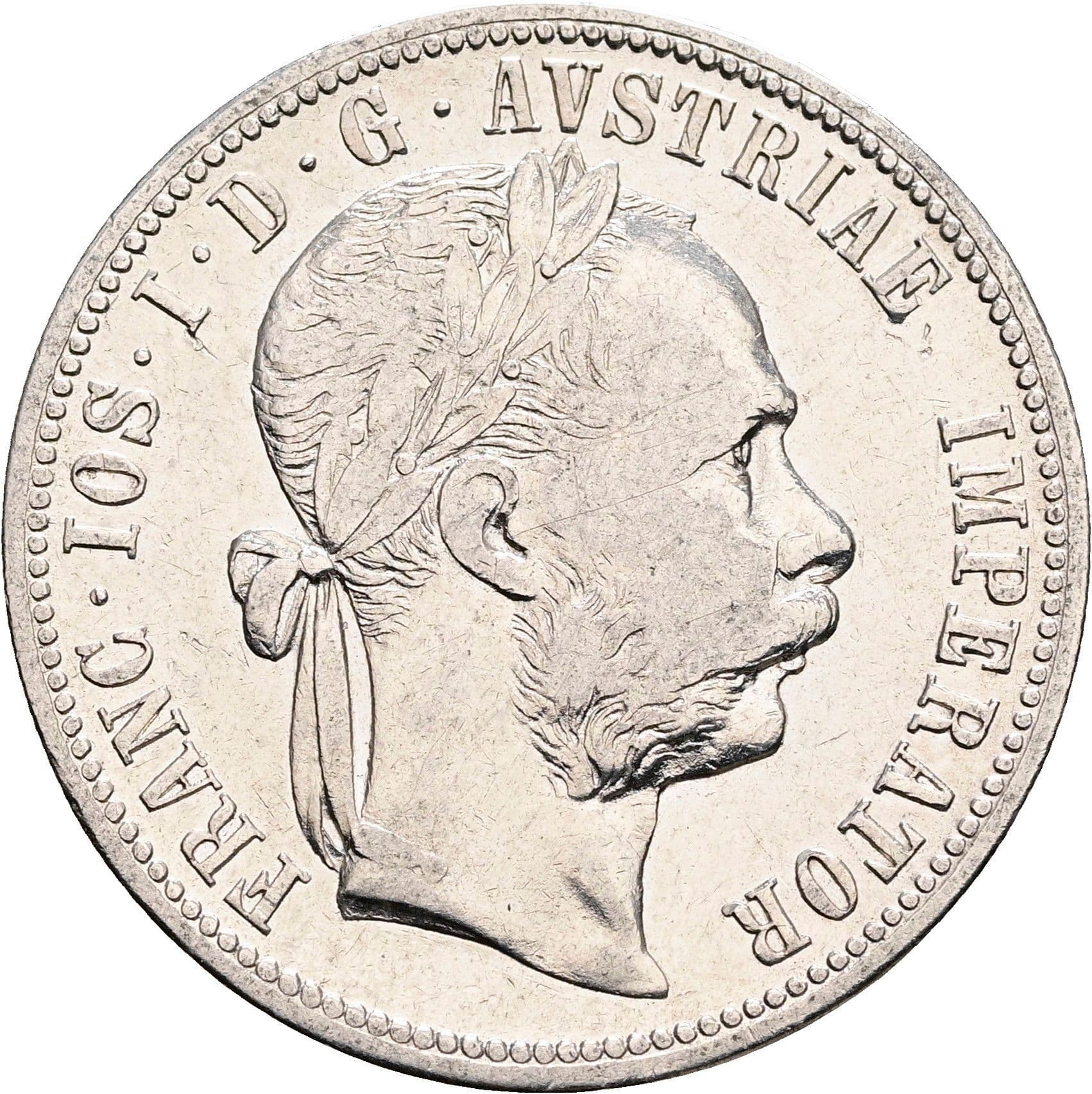 1 Gulden Franz Joseph I. 1848-1916 1879 – Vorderseite