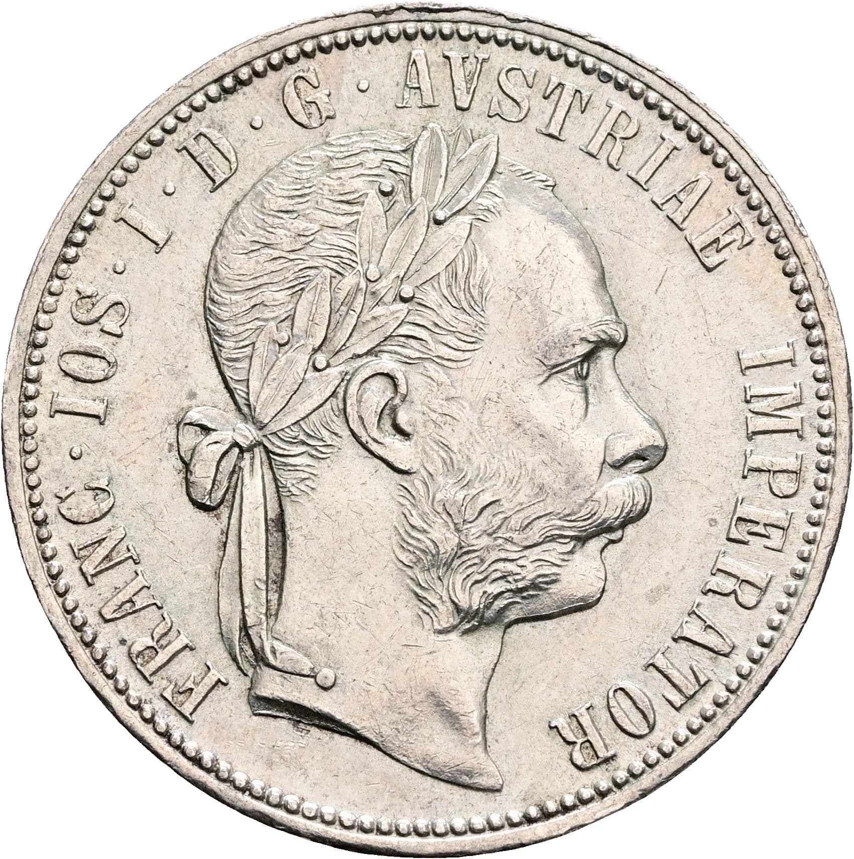 1 Gulden Franz Joseph I. 1848-1916 1886 – Vorderseite