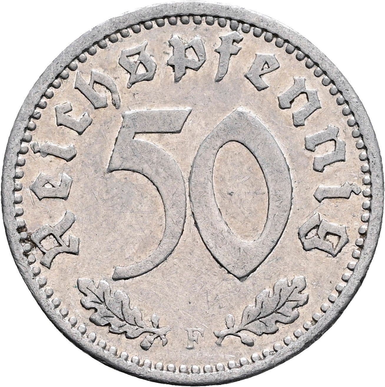 50 Reichspfennig 1935 F – Vorderseite
