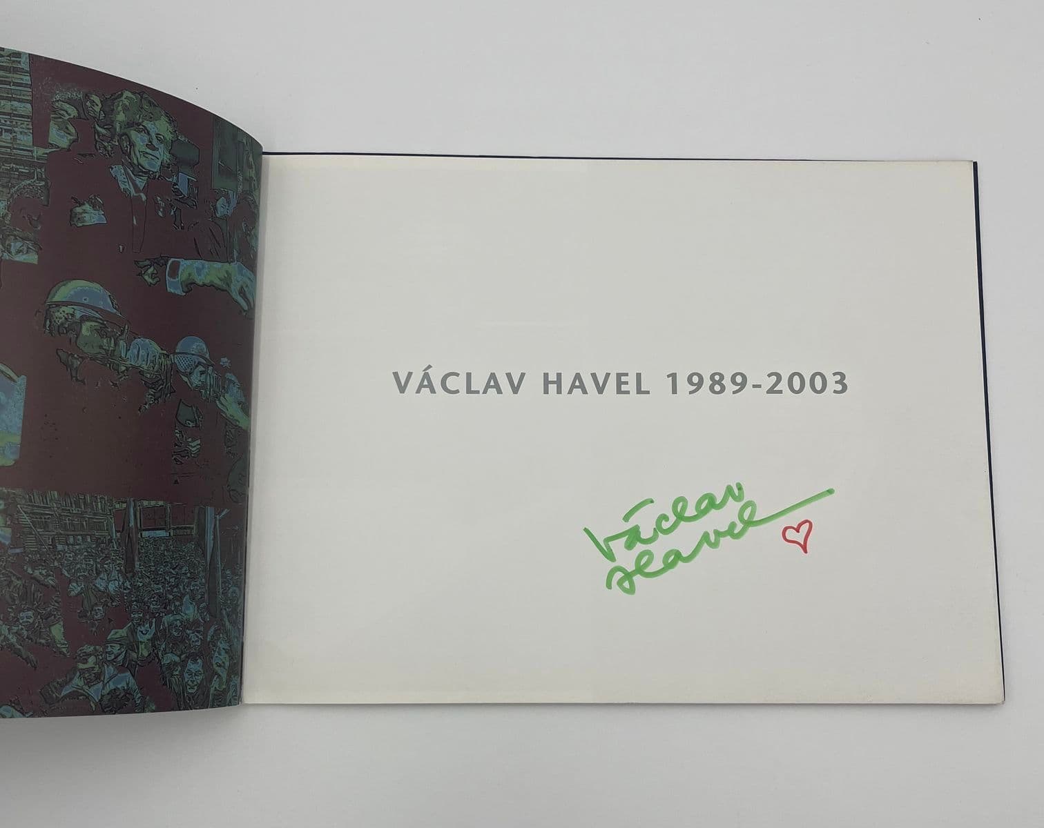 Bibliophilie Václav Havel mit Originalunterschrift
