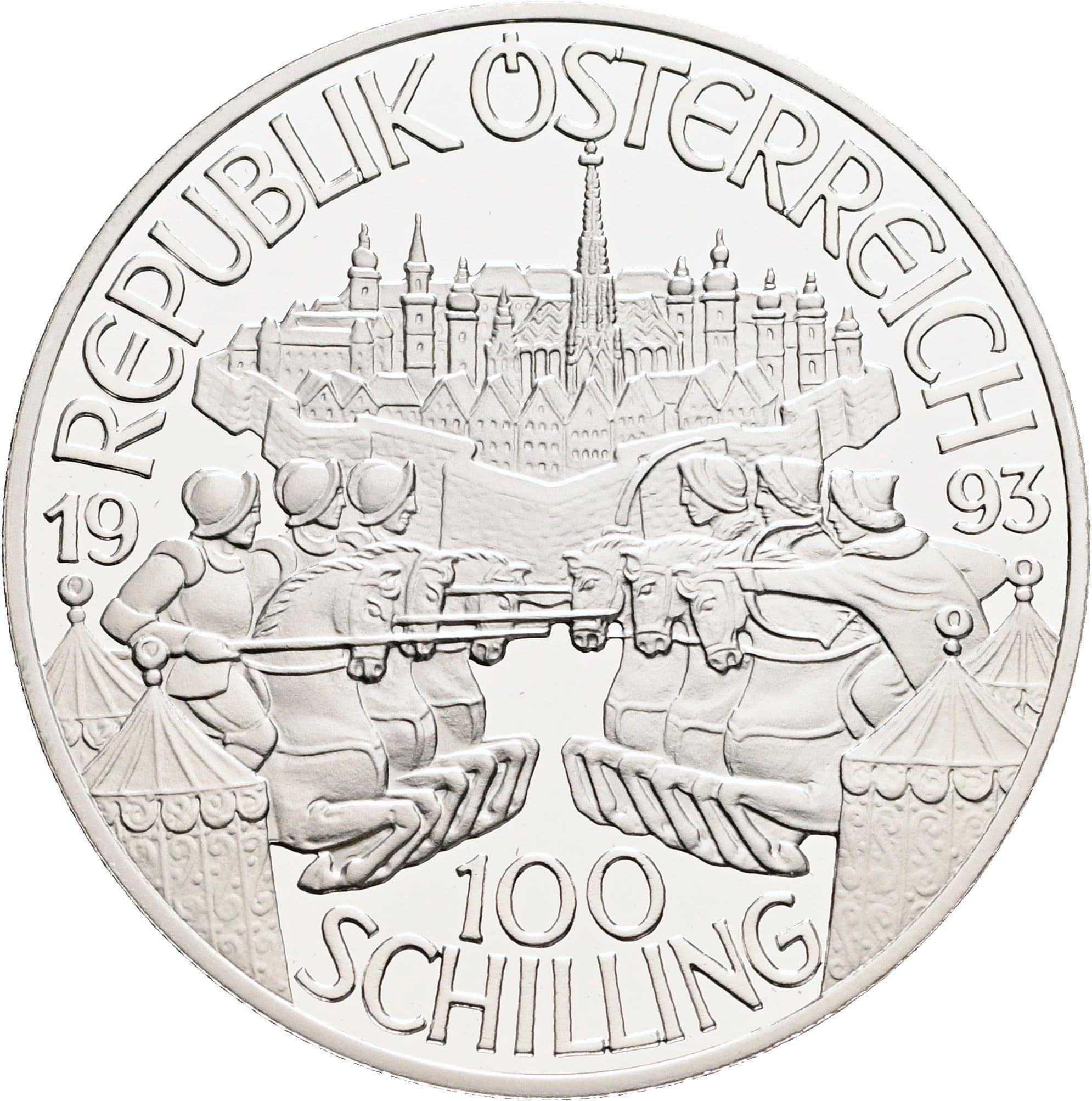 100 Schilling 1993 – Vorderseite