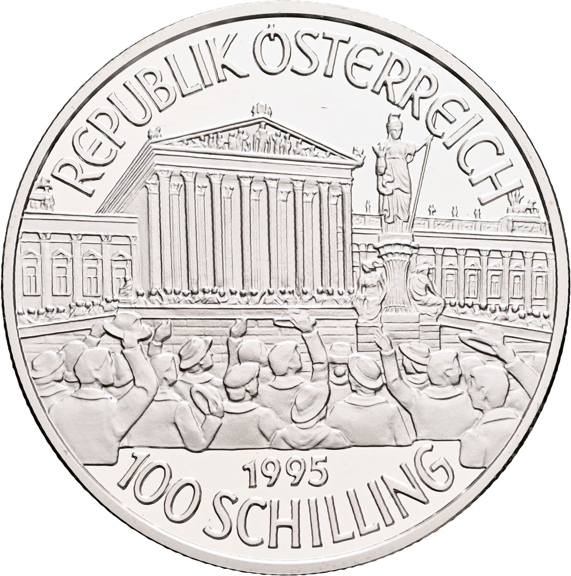 100 Schilling 1995 – Vorderseite
