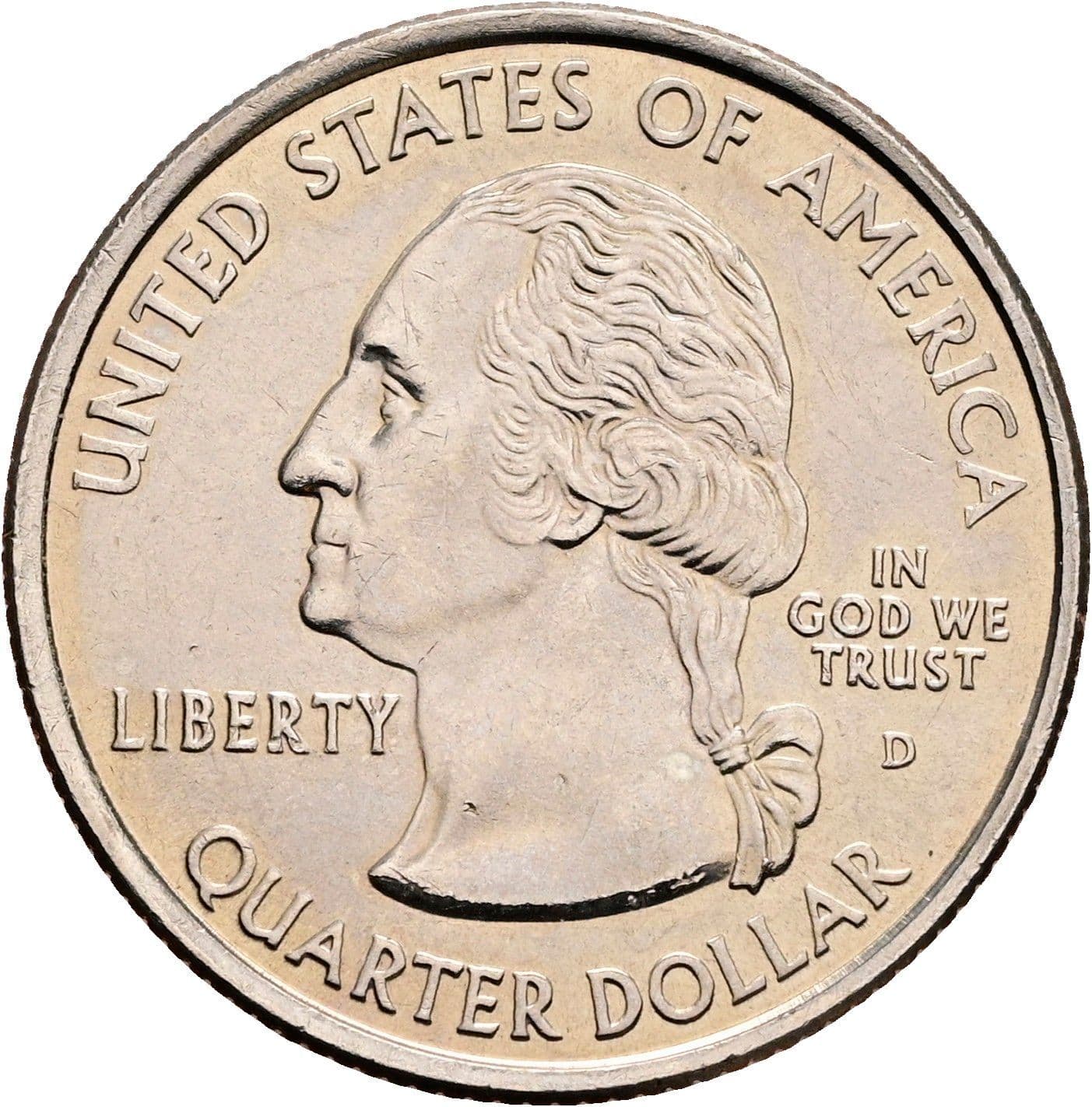 Quarter Dollar 2007 D – Vorderseite