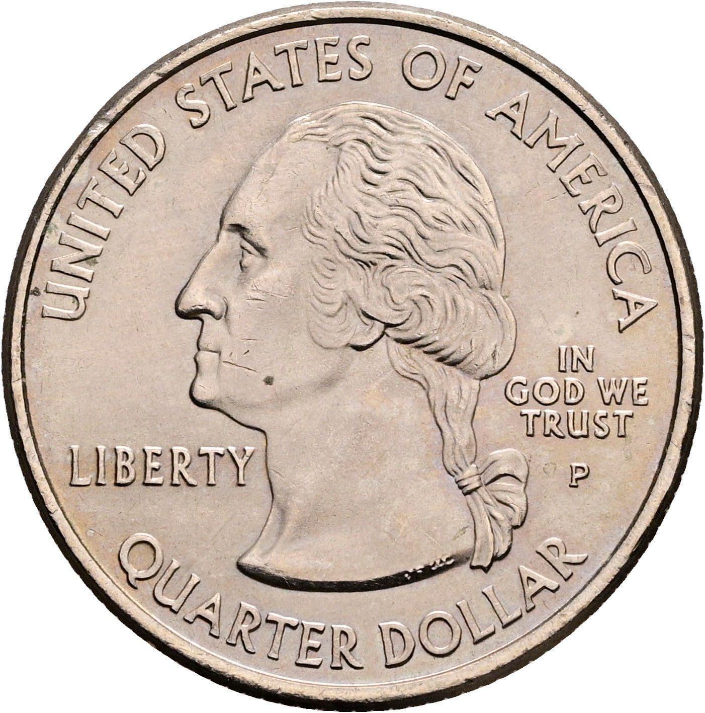 Quarter Dollar 2001 P – Vorderseite