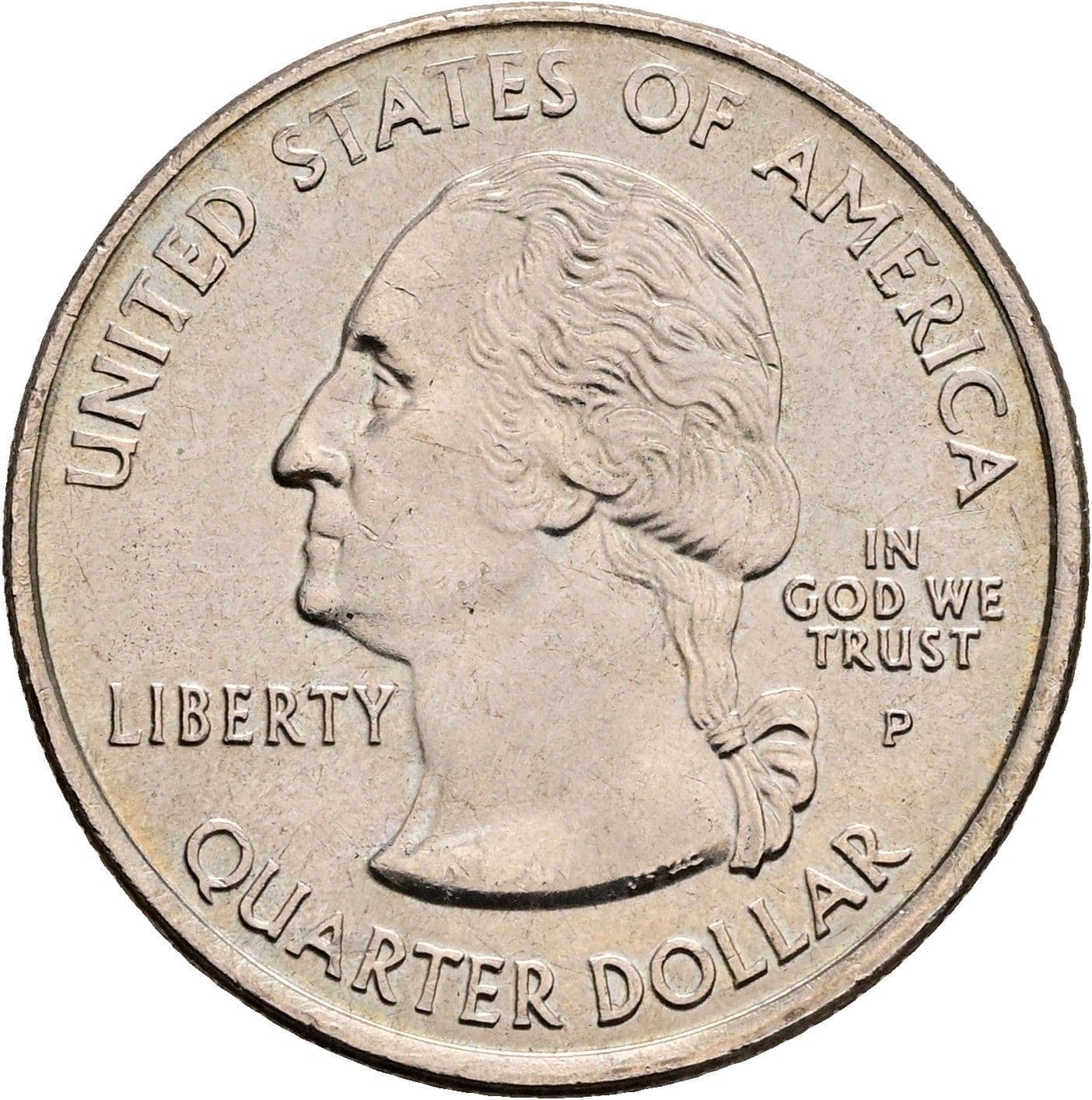Quarter Dollar 2002 P – Vorderseite