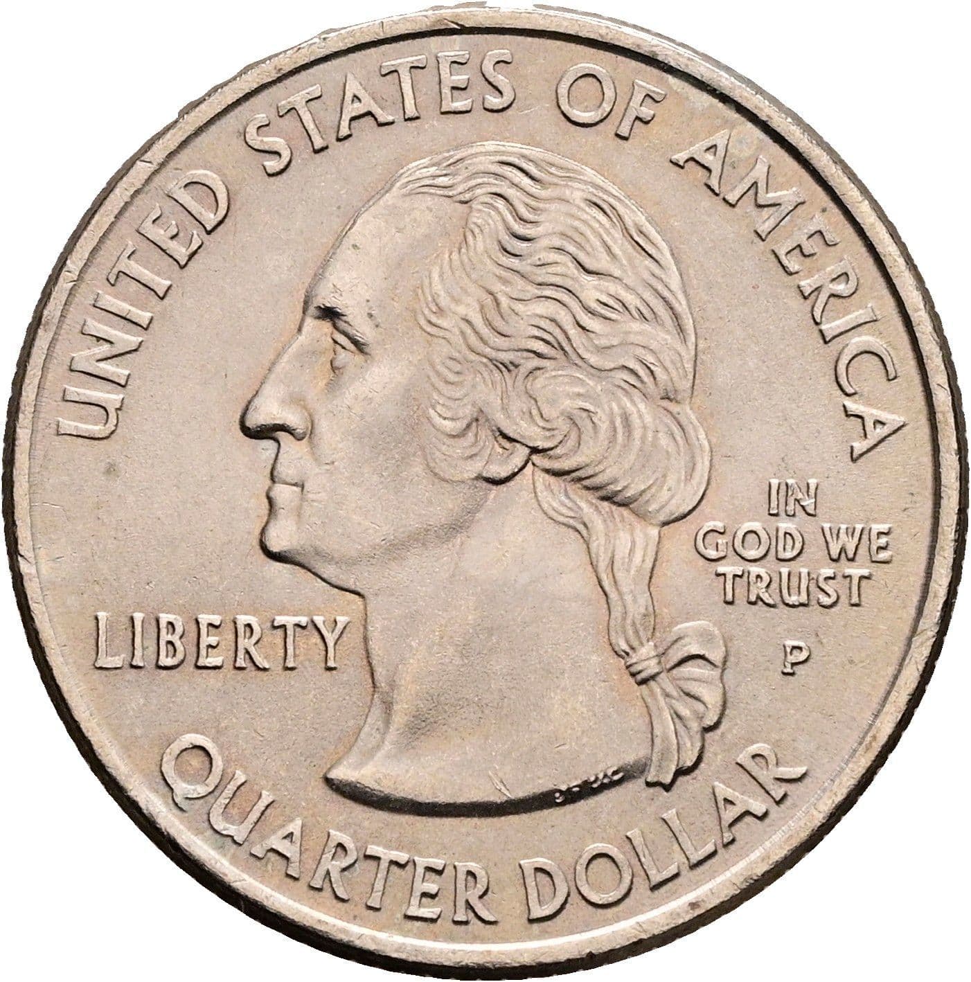 Quarter Dollar 2002 P – Vorderseite