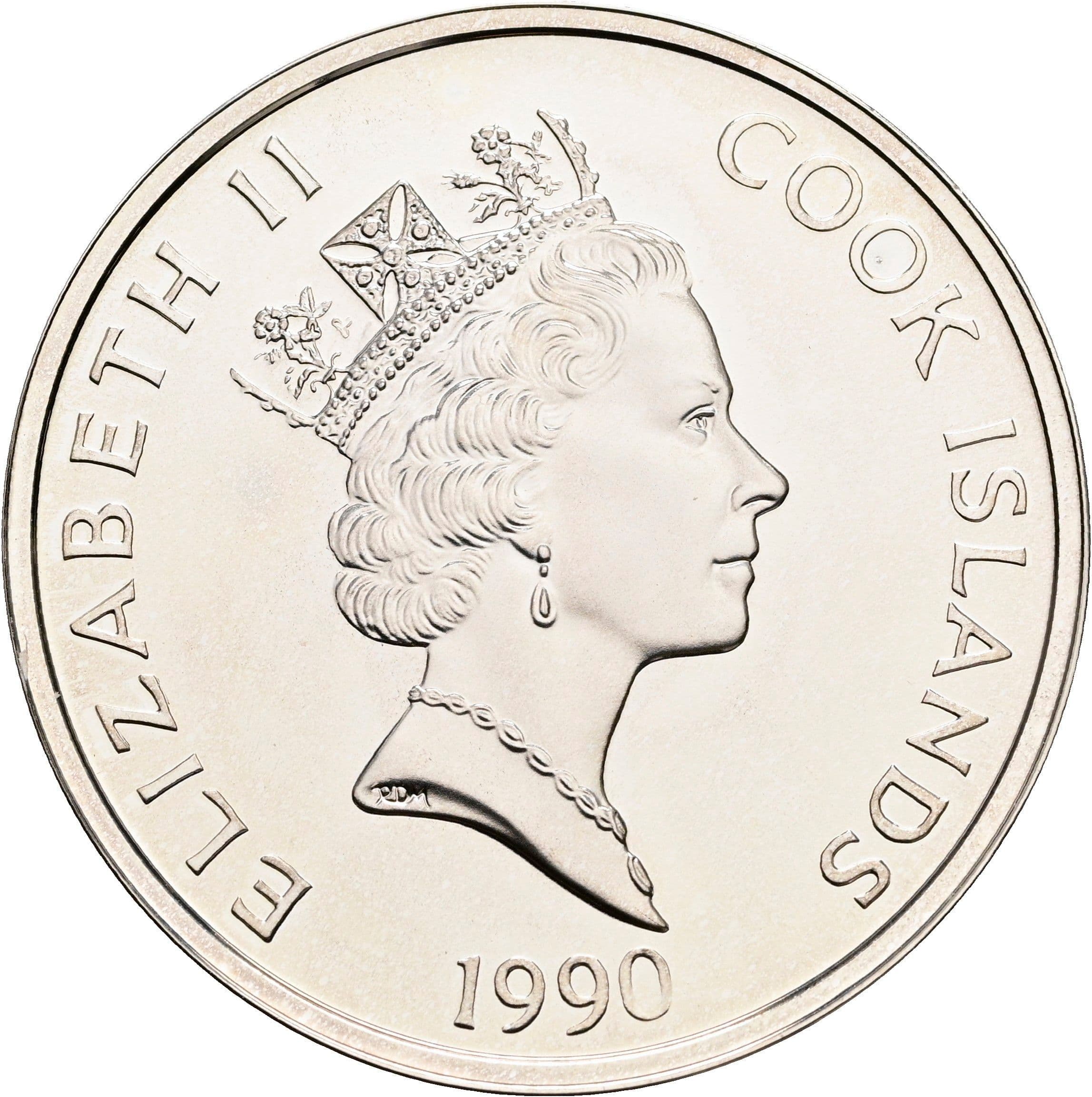 50 Dollars Elisabeth II. 1952-2022 1990 – Vorderseite