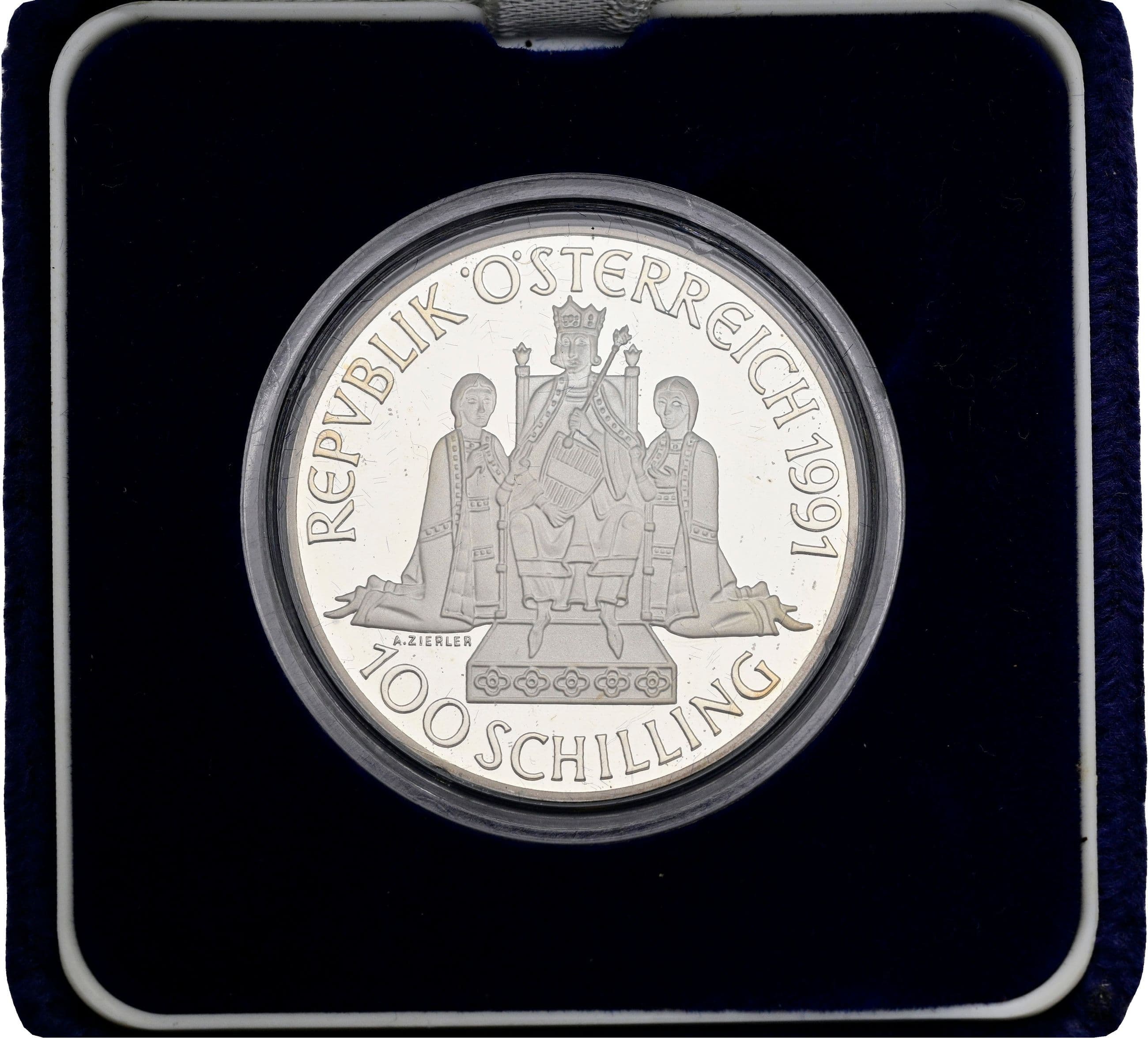 100 Schilling 1991 – Vorderseite