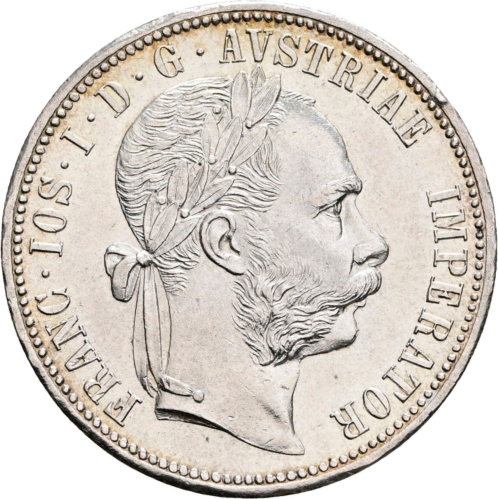 1 Gulden Franz Joseph I. 1848-1916 Wien 1879 – Vorderseite