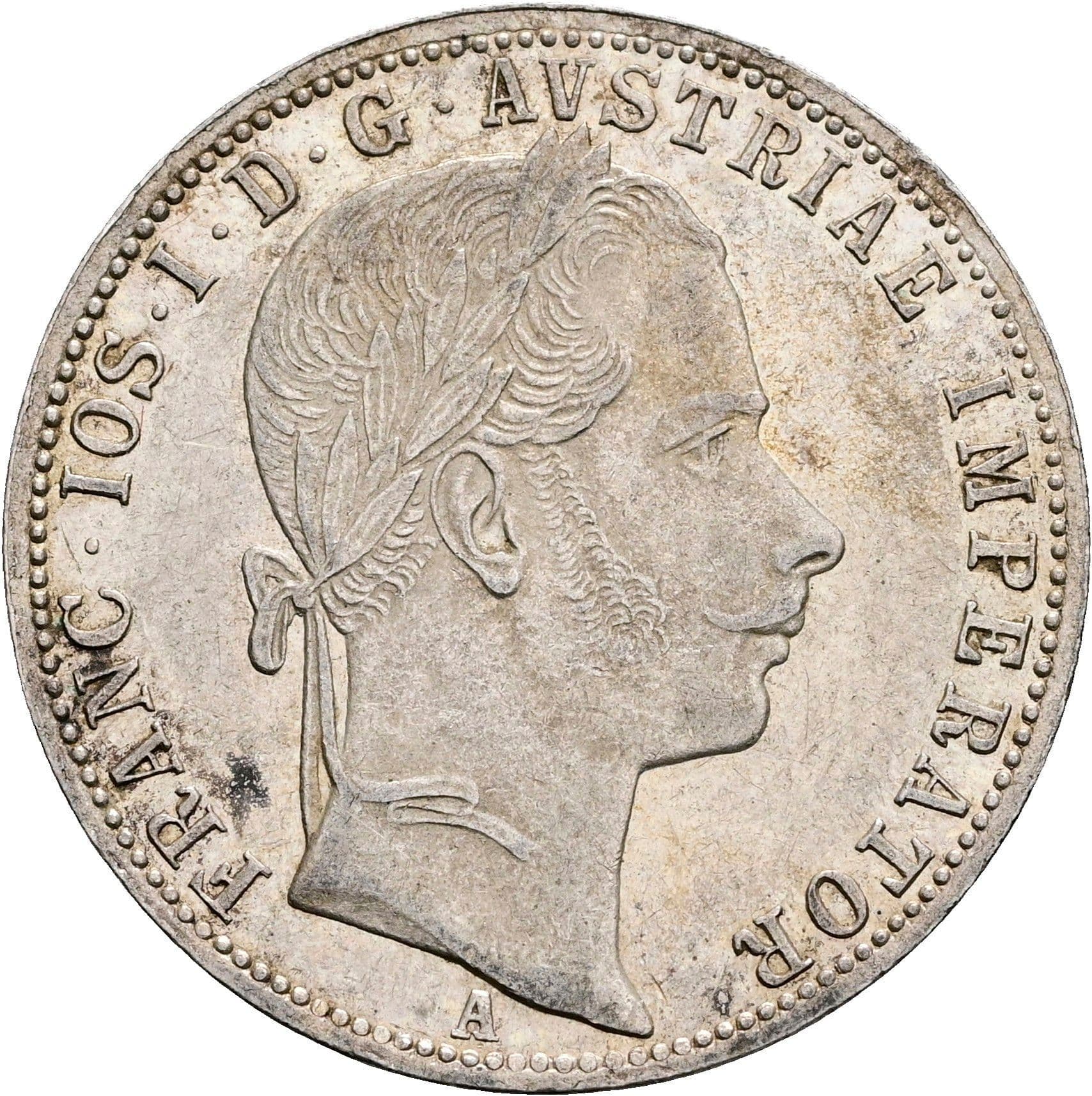 1 Gulden Franz Joseph I. 1848-1916 Wien 1861 A – Vorderseite