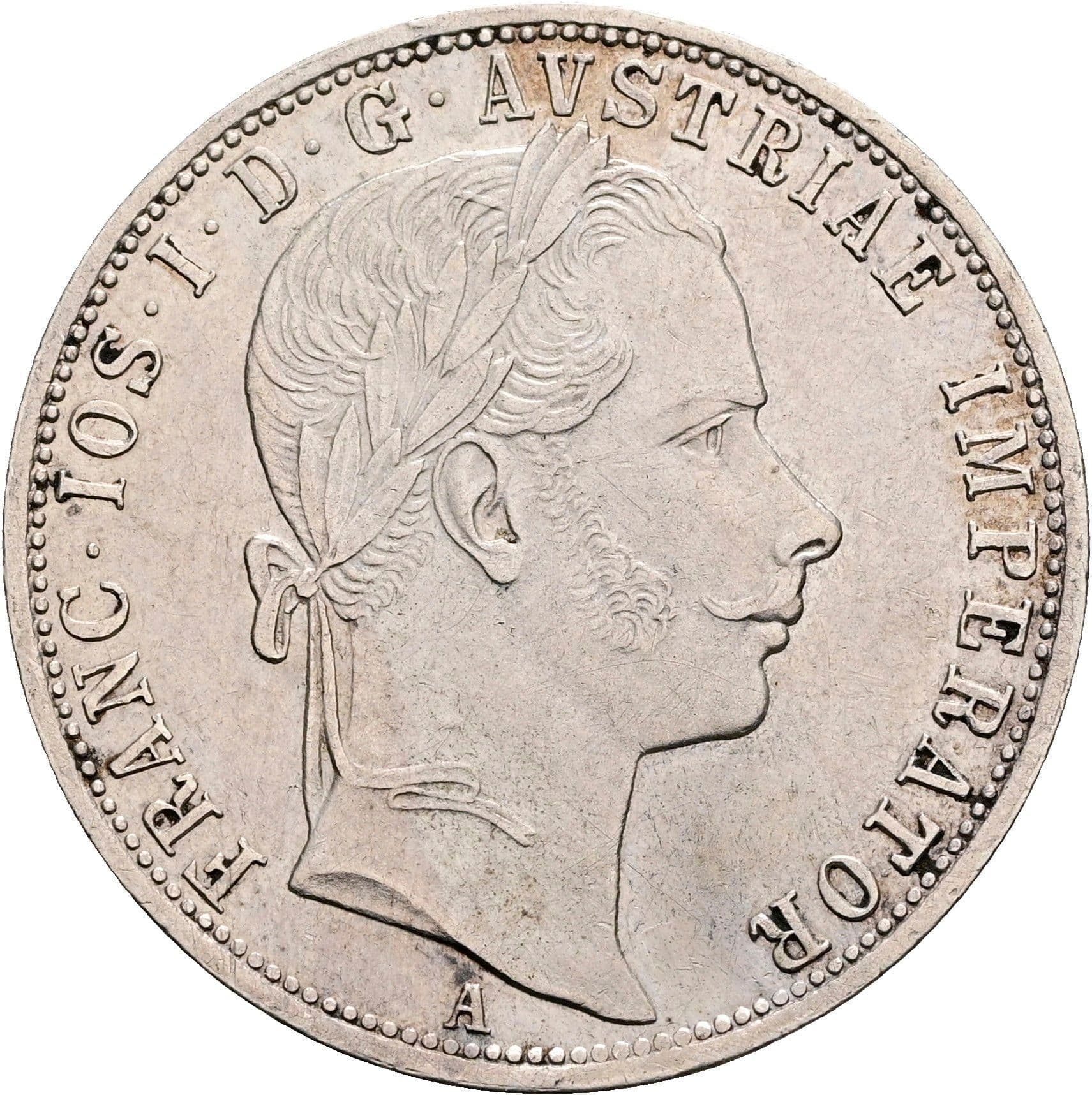1 Gulden Franz Joseph I. 1848-1916 Wien 1859 A – Vorderseite