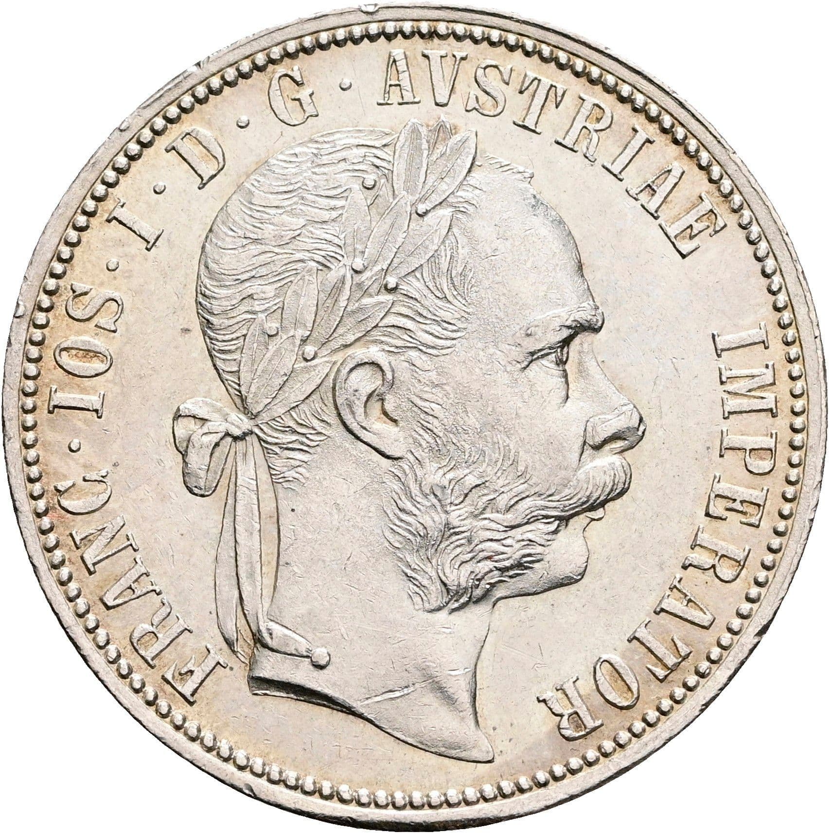 1 Gulden Franz Joseph I. 1848-1916 Wien 1890 – Vorderseite