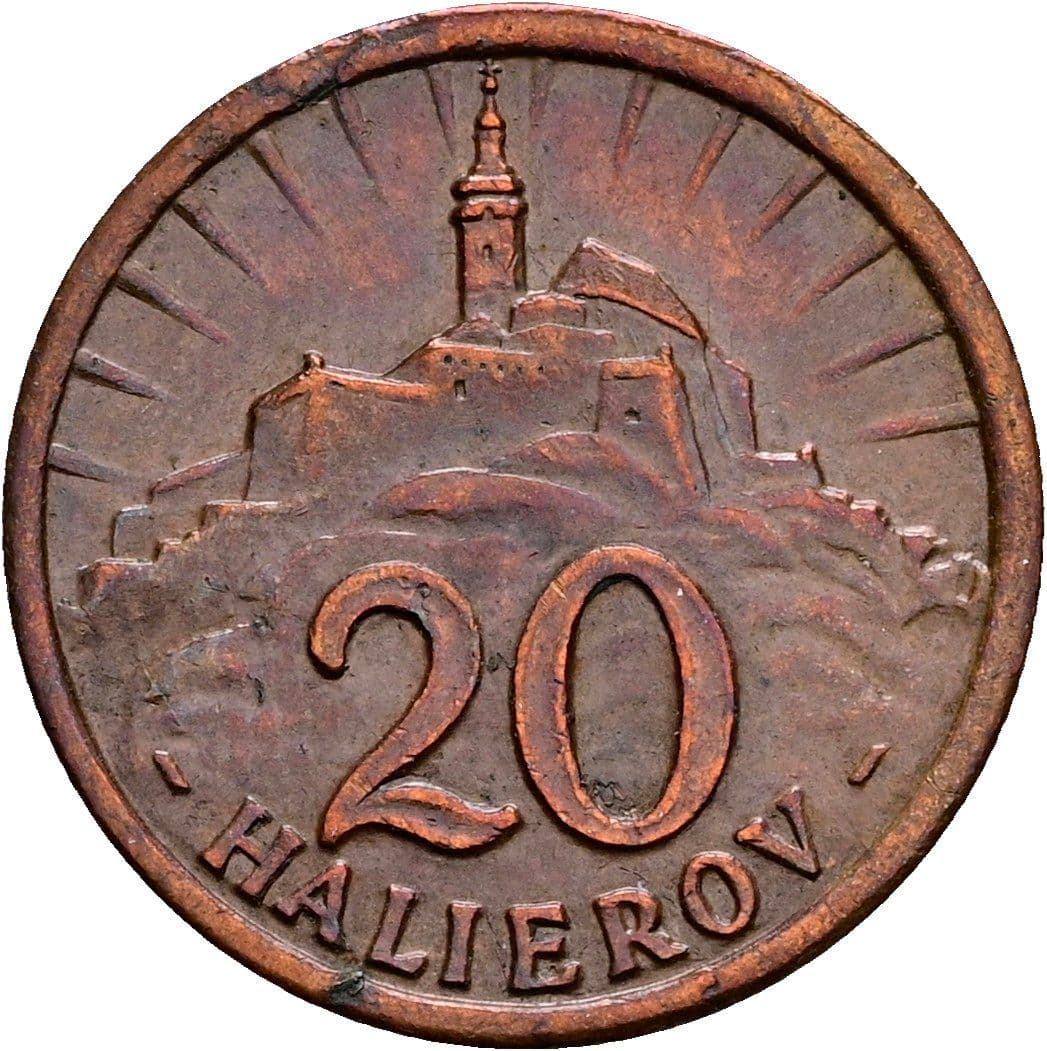20 Halierov 1940 – Vorderseite
