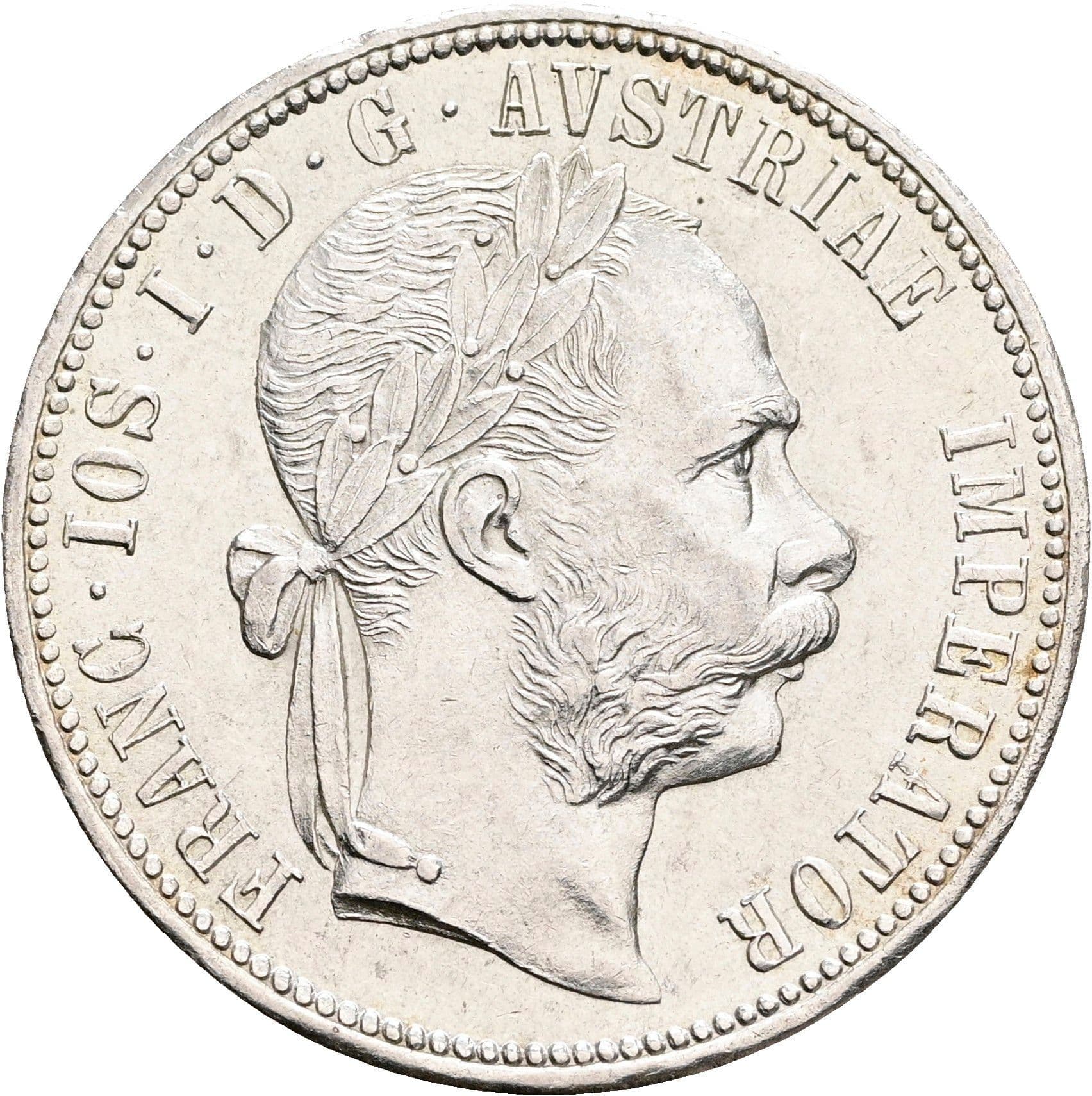 1 Gulden Franz Joseph I. 1848-1916 Wien 1879 – Vorderseite