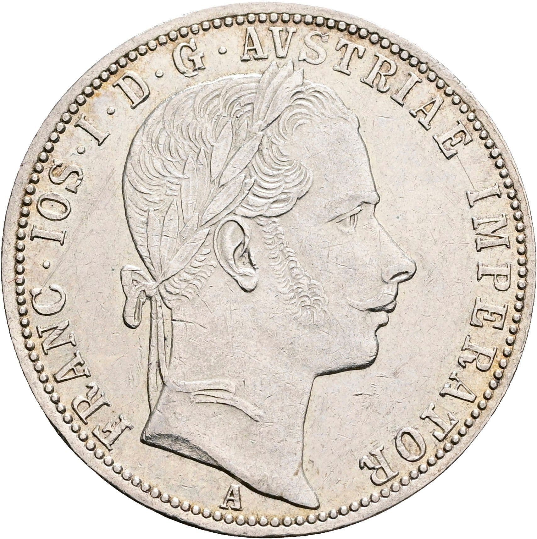 1 Gulden Franz Joseph I. 1848-1916 Wien 1861 A – Vorderseite
