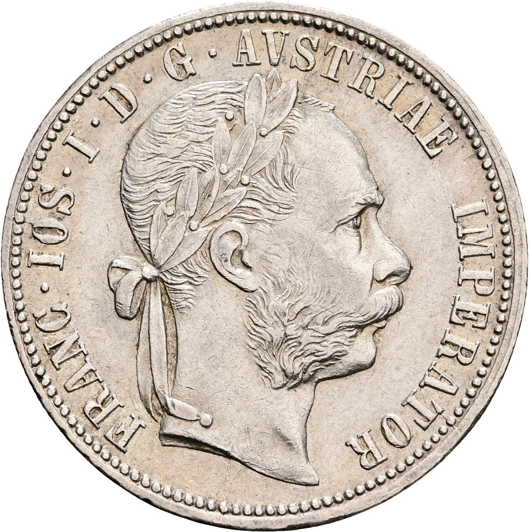 1 Gulden Franz Joseph I. 1848-1916 Wien 1879 – Vorderseite