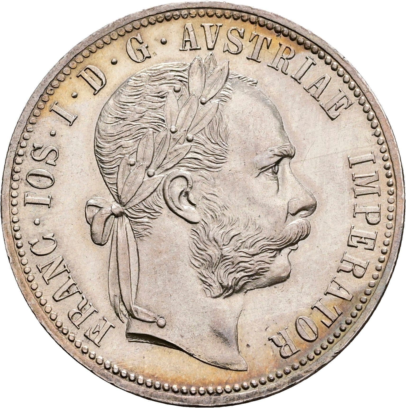 1 Gulden Franz Joseph I. 1848-1916 Wien 1879 – Vorderseite