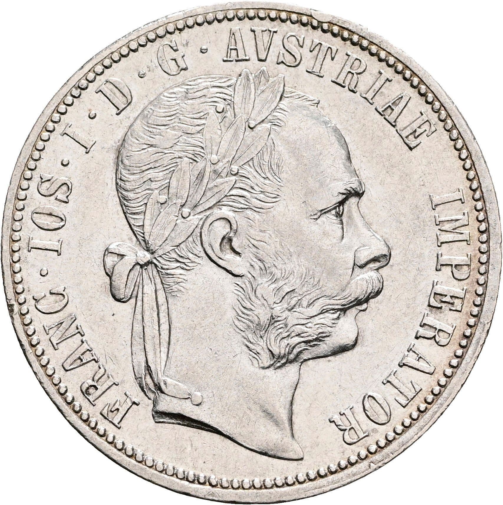1 Gulden Franz Joseph I. 1848-1916 Wien 1880 – Vorderseite