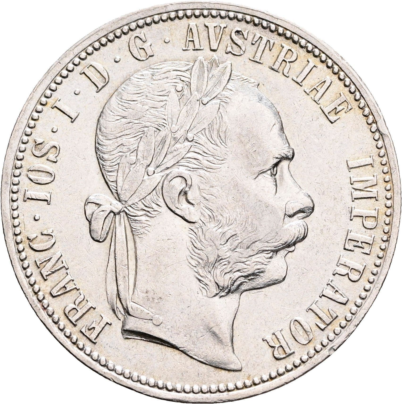 1 Gulden Franz Joseph I. 1848-1916 Wien 1885 – Vorderseite