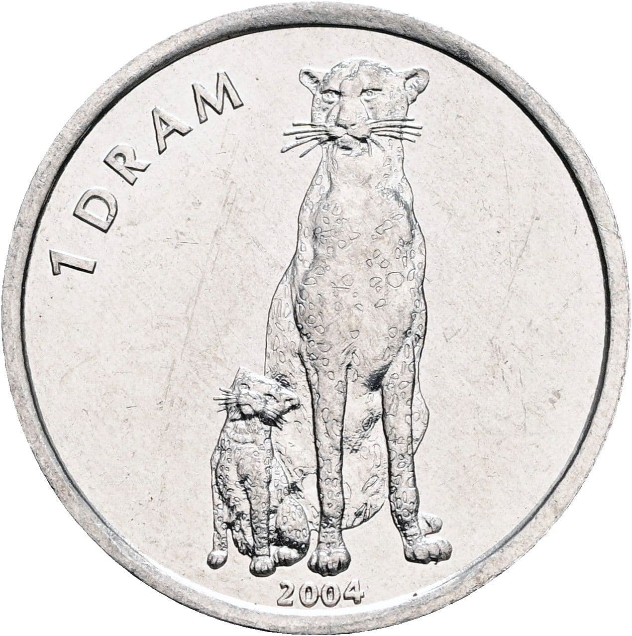 1 Dram 2004 – Vorderseite