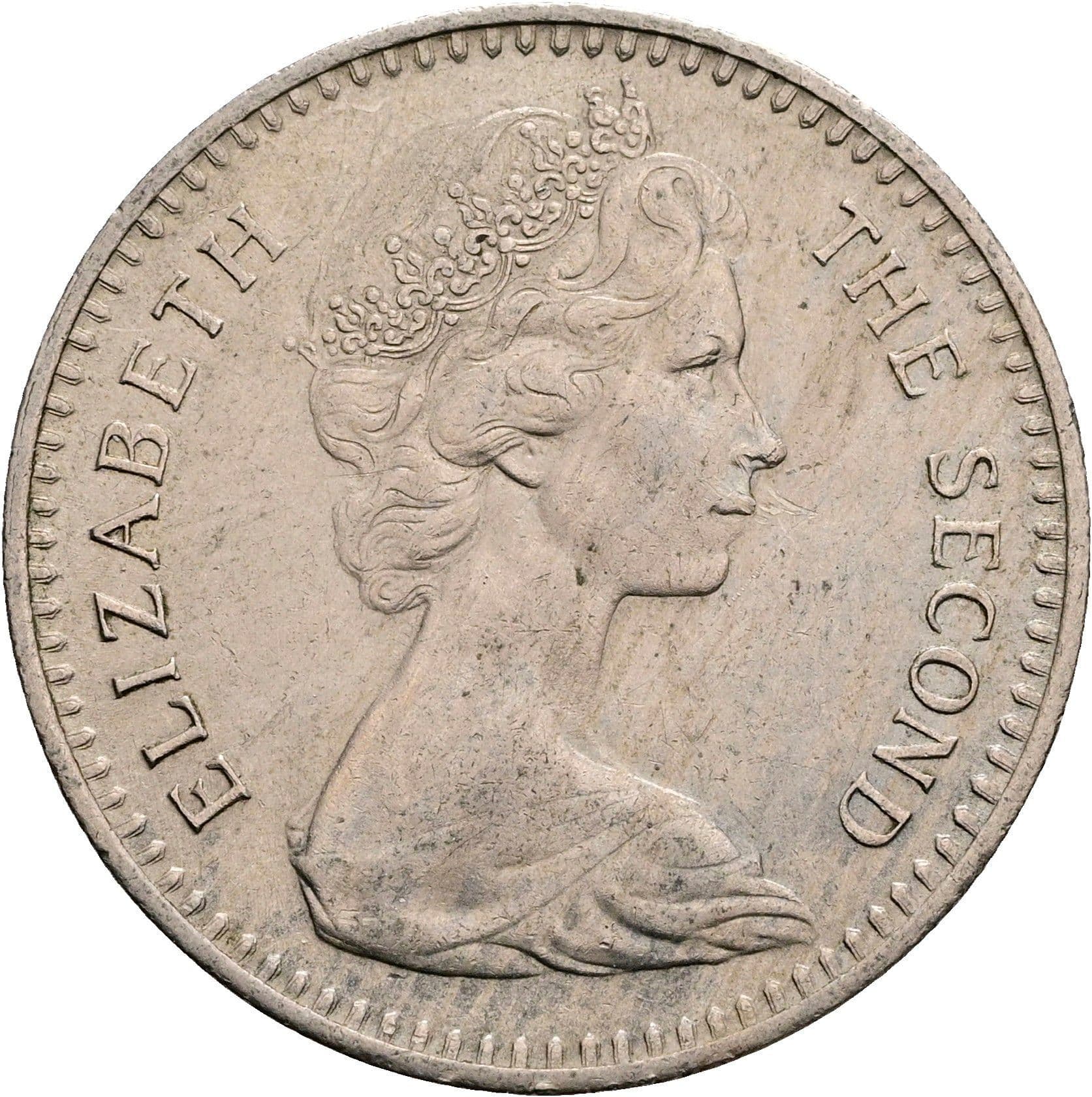 20 Cents Elisabeth II. 1952-2022 1964 – Vorderseite