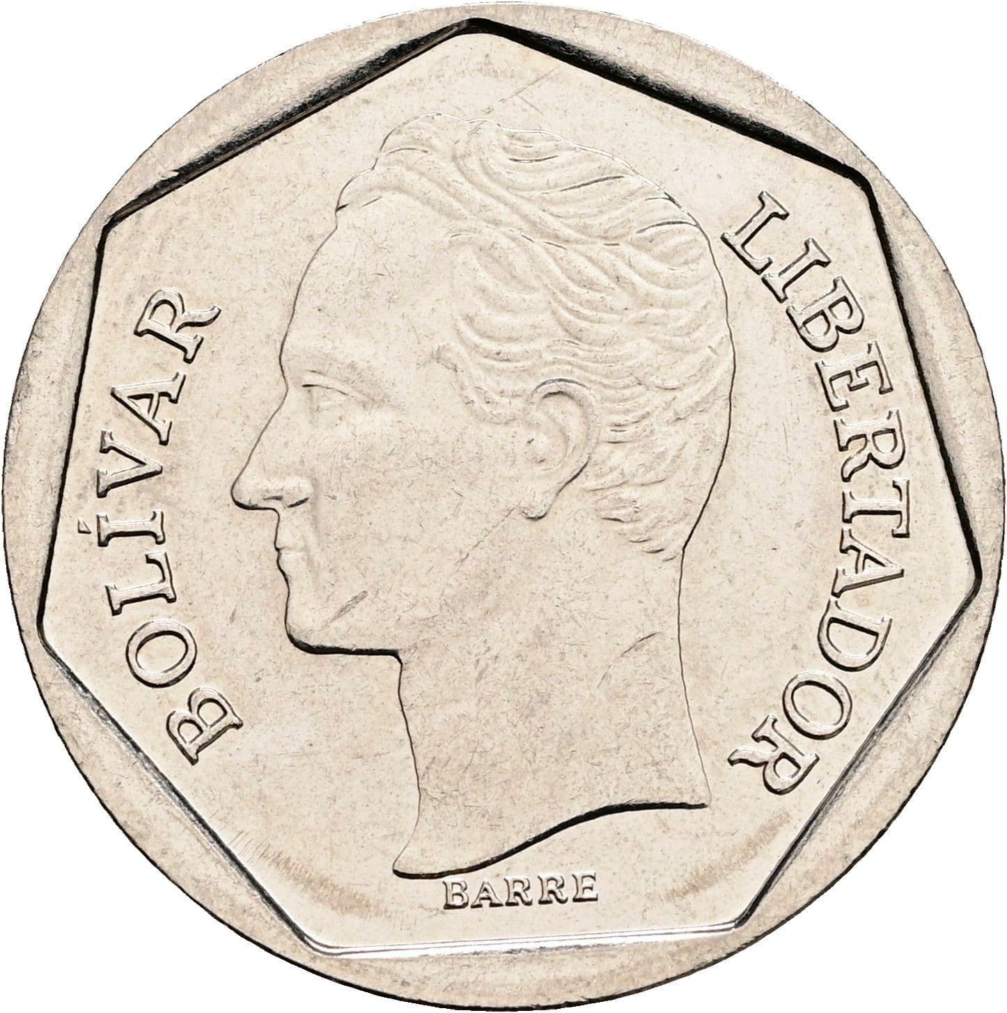 100 Bolivares 1998 – Vorderseite