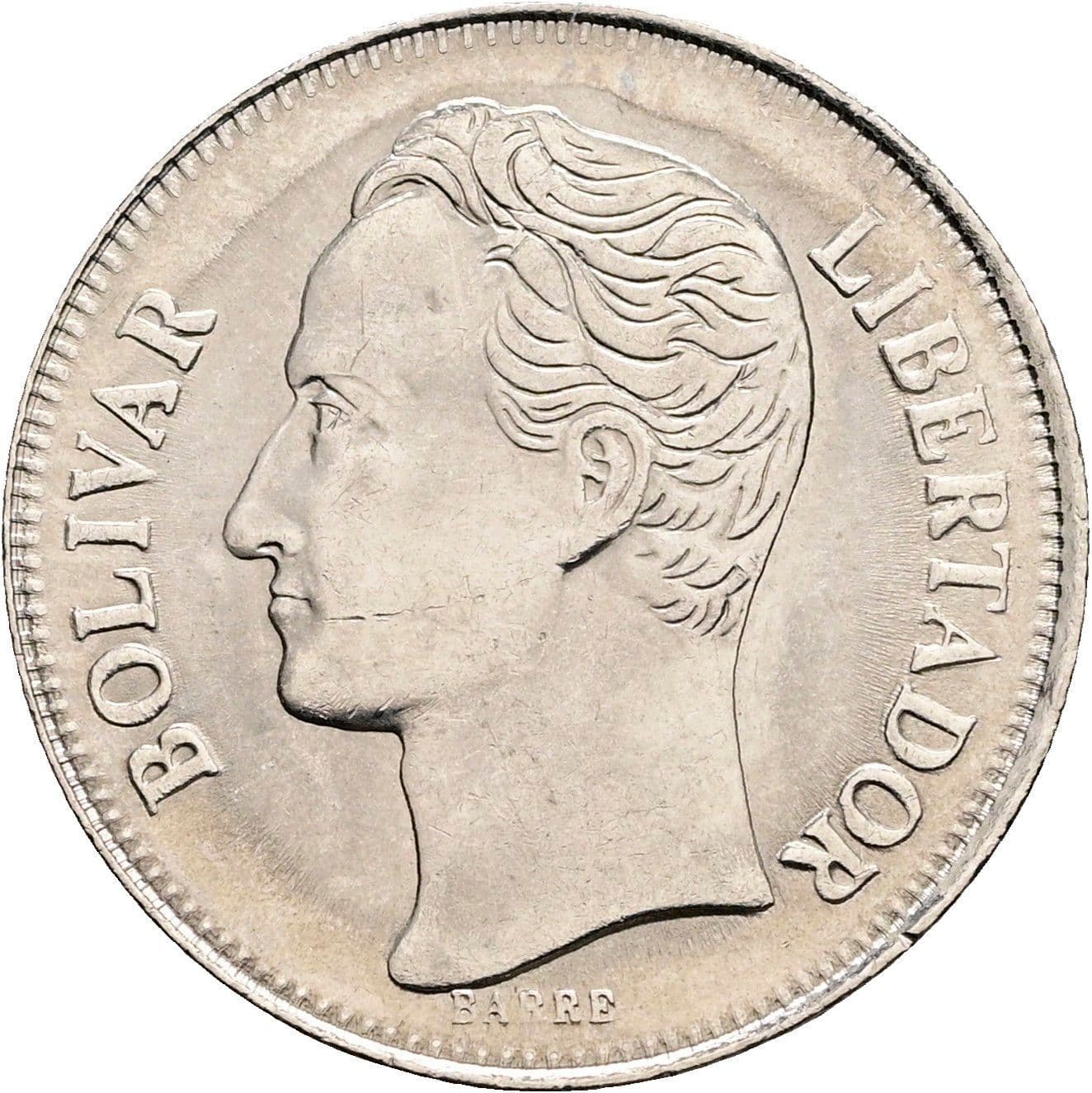 1 Bolivar 1990 – Vorderseite
