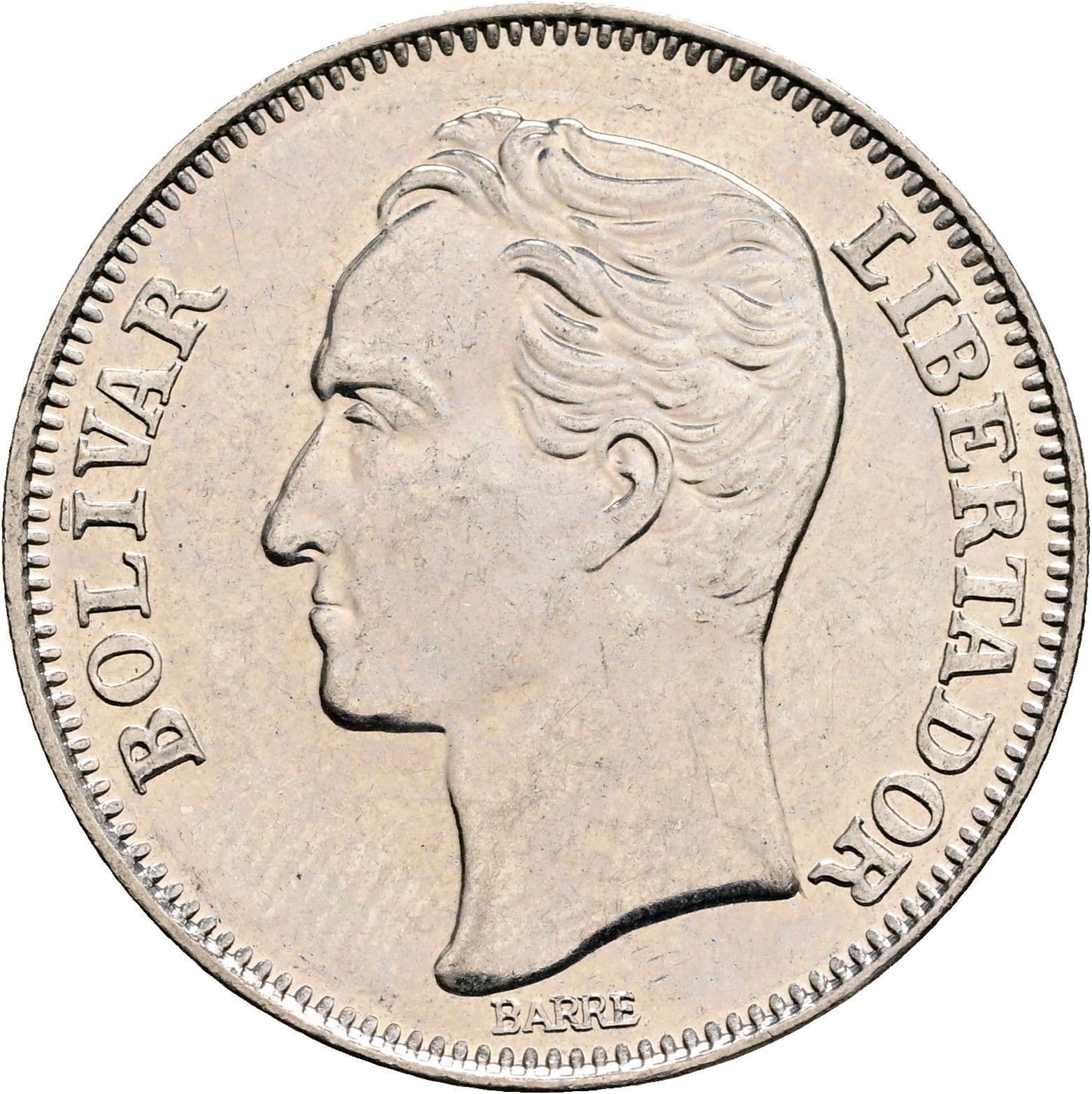 2 Bolivares 1989 – Vorderseite