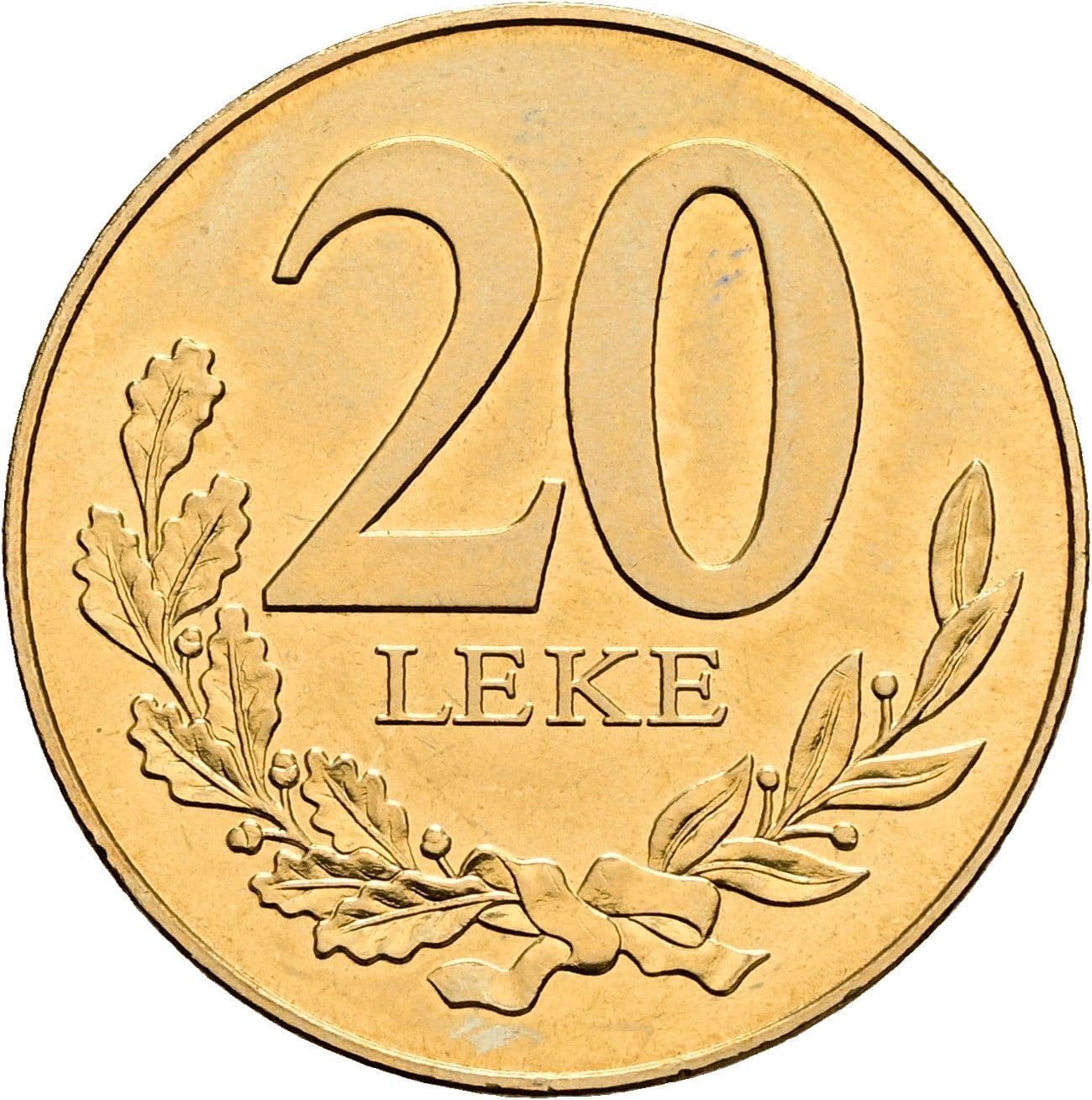 20 Leke 2000 – Vorderseite