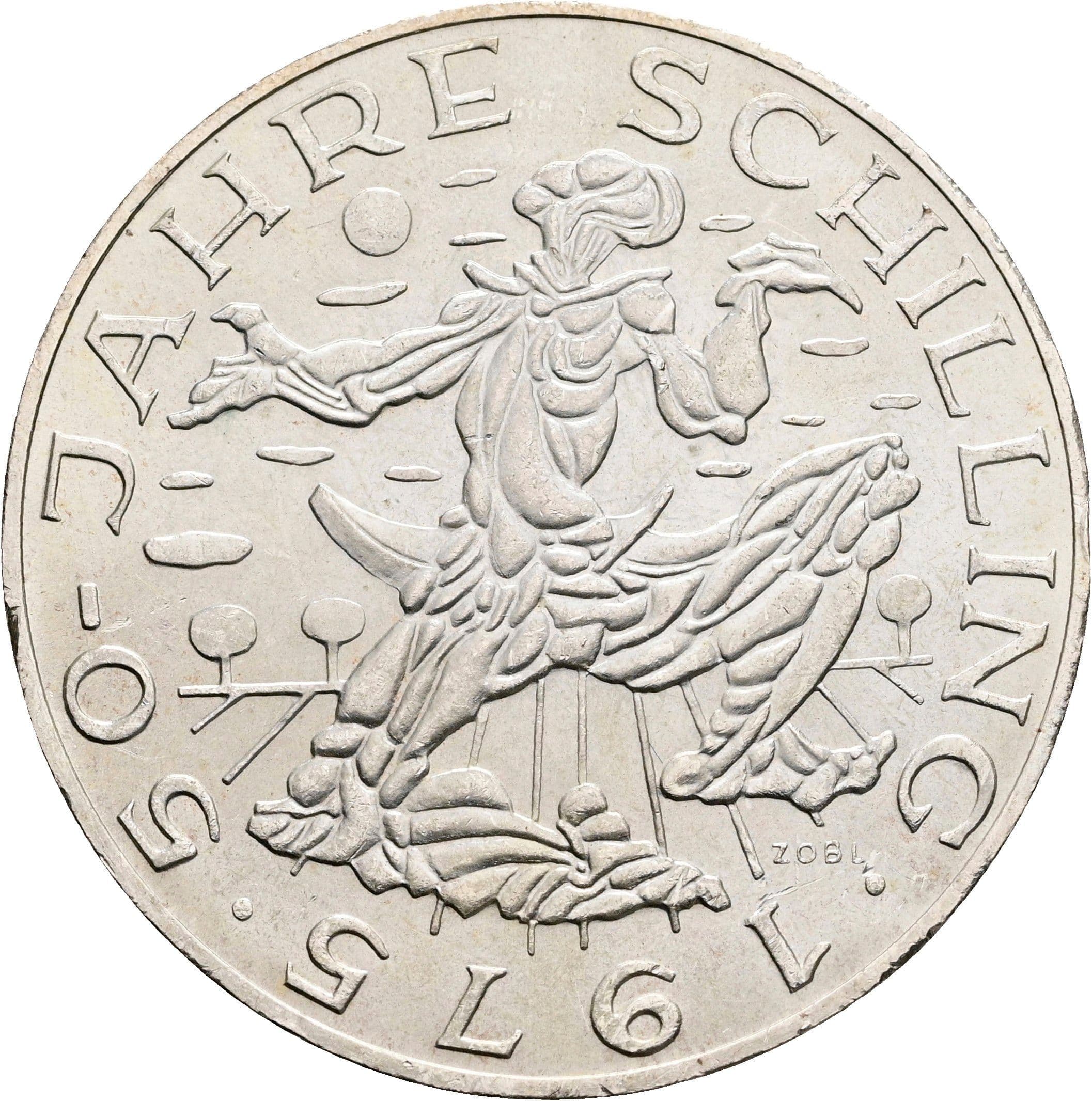 100 Schilling 1975 – Vorderseite