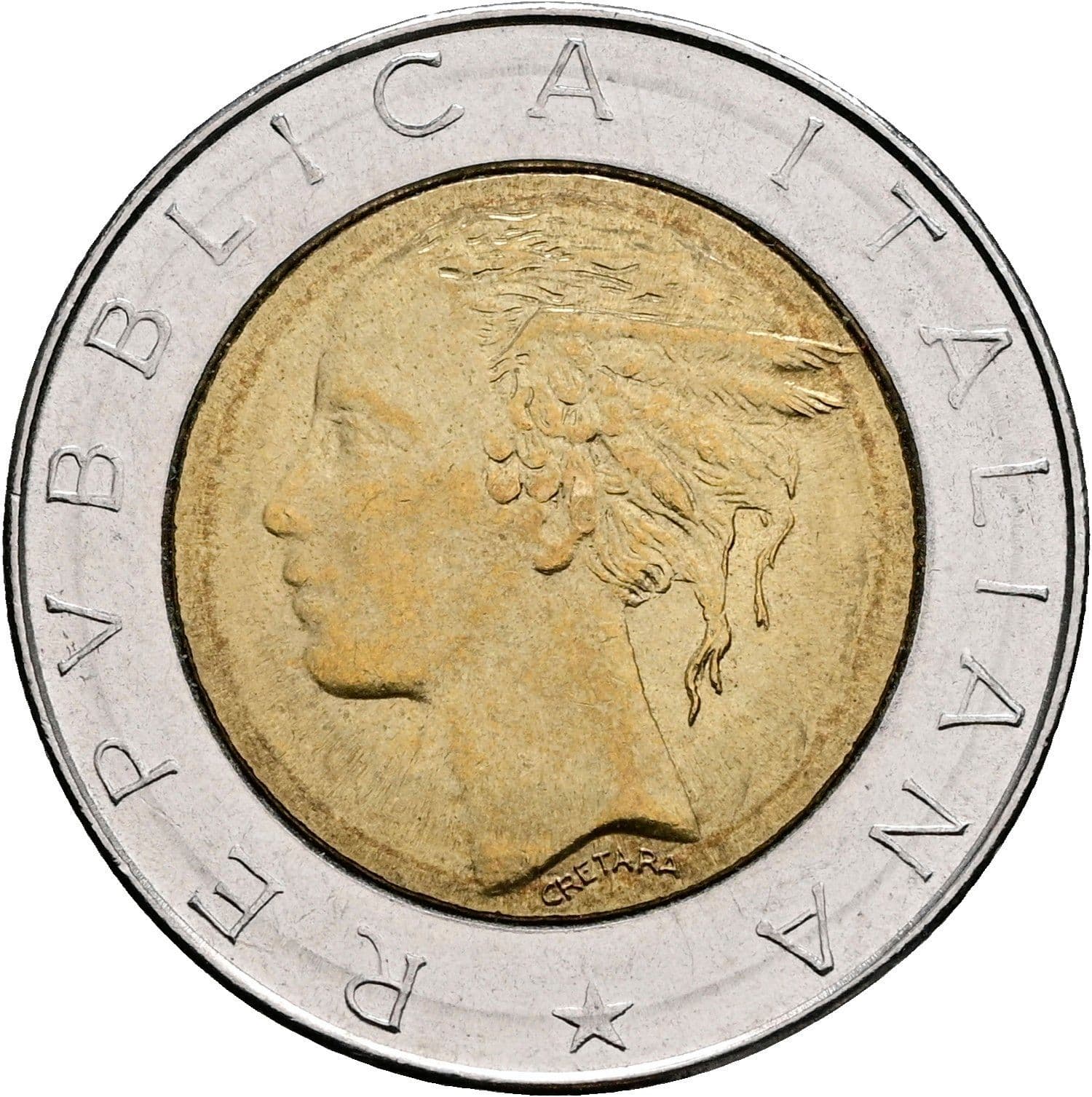 500 Lire 1985 – Vorderseite