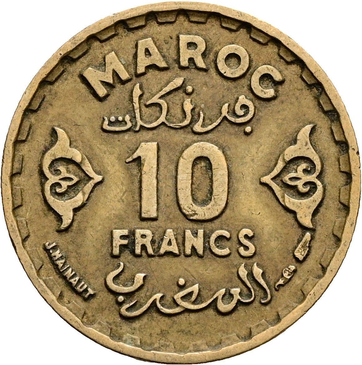 10 Francs 1952 (1371) – Vorderseite