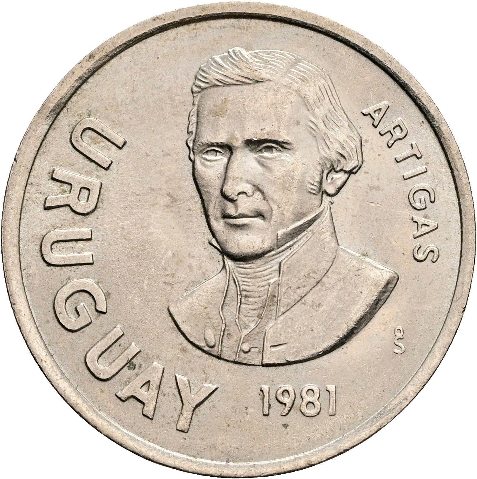 10 Nuevos Pesos 1981 – Vorderseite