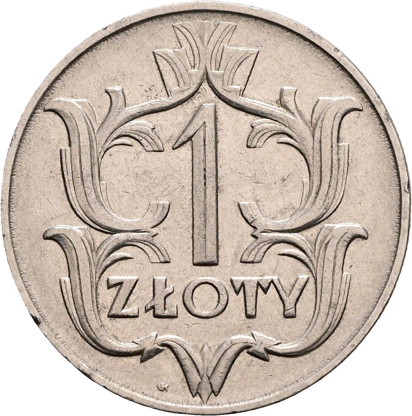 1 Zloty 1929 – Vorderseite