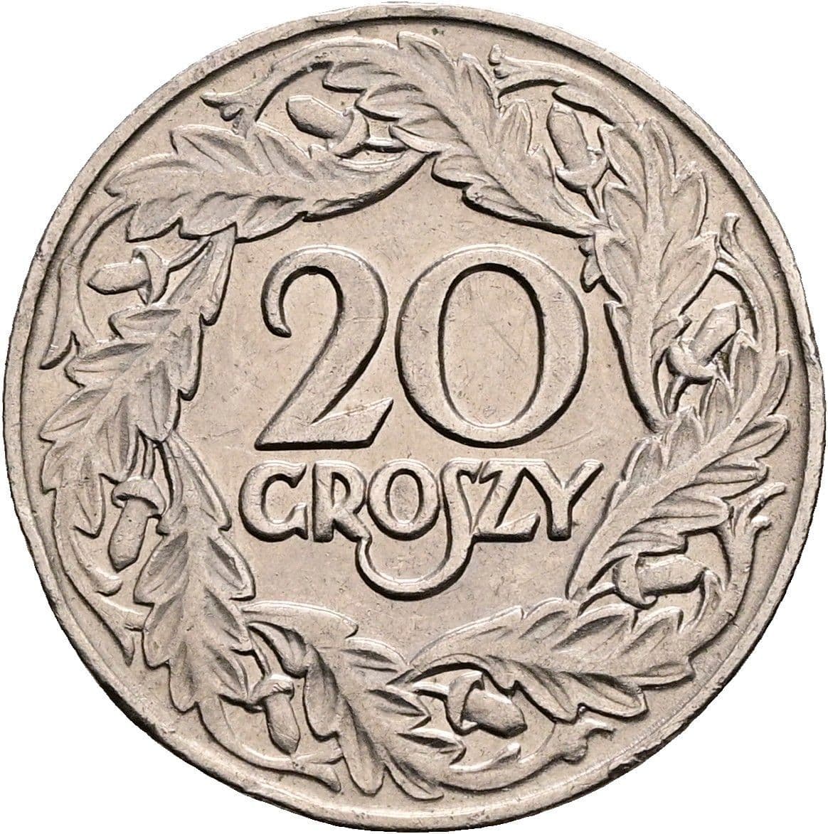 20 Groszy 1923 – Vorderseite