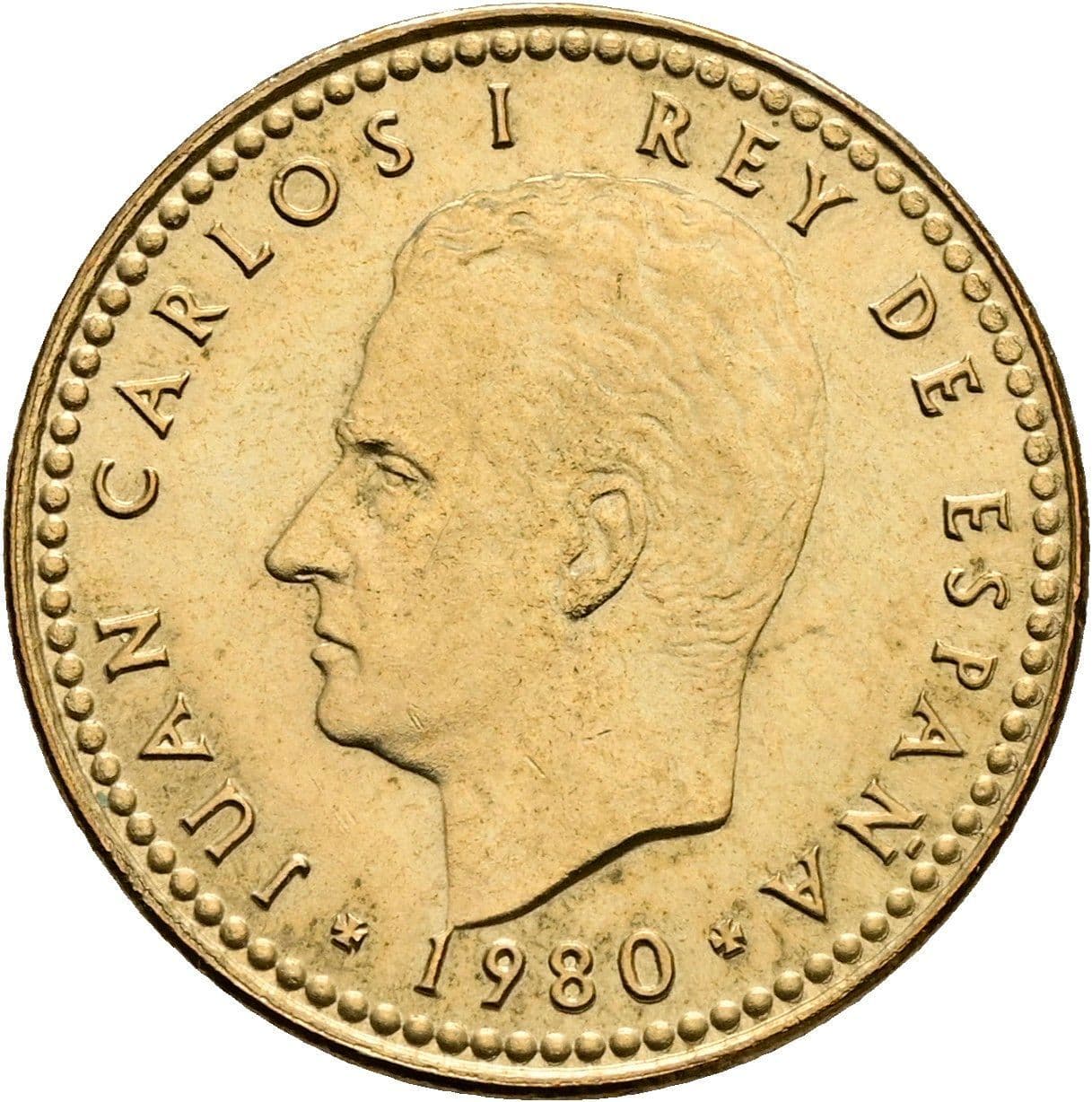 1 Peseta 1980 – Vorderseite